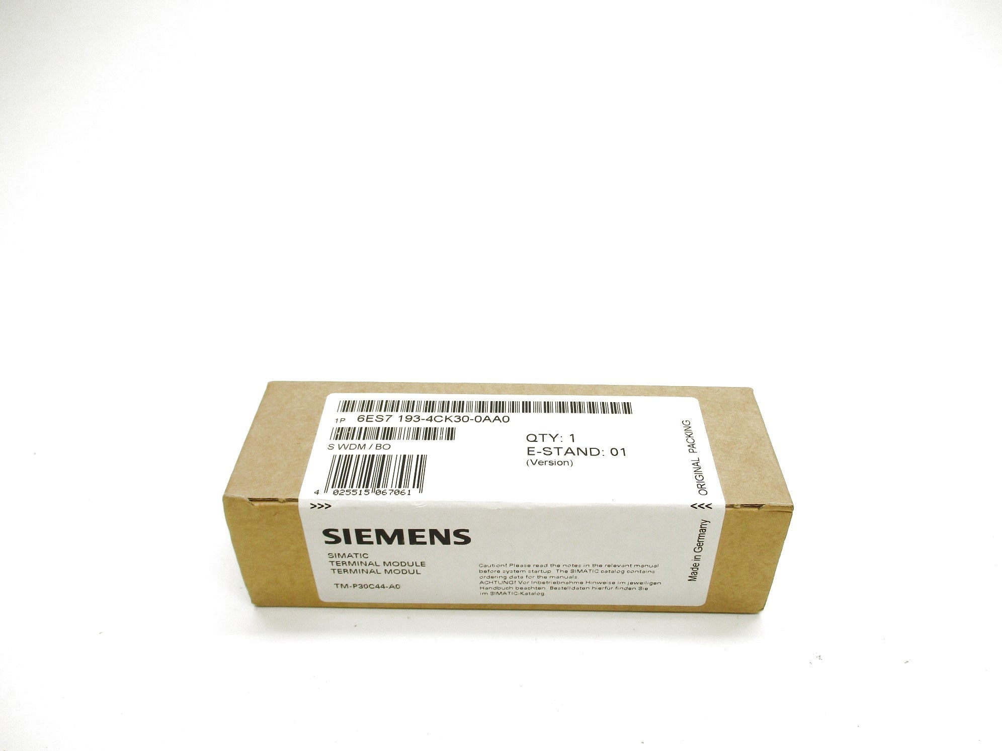 SIEMENS 6ES7193-4CK30-0AA0 NSFS