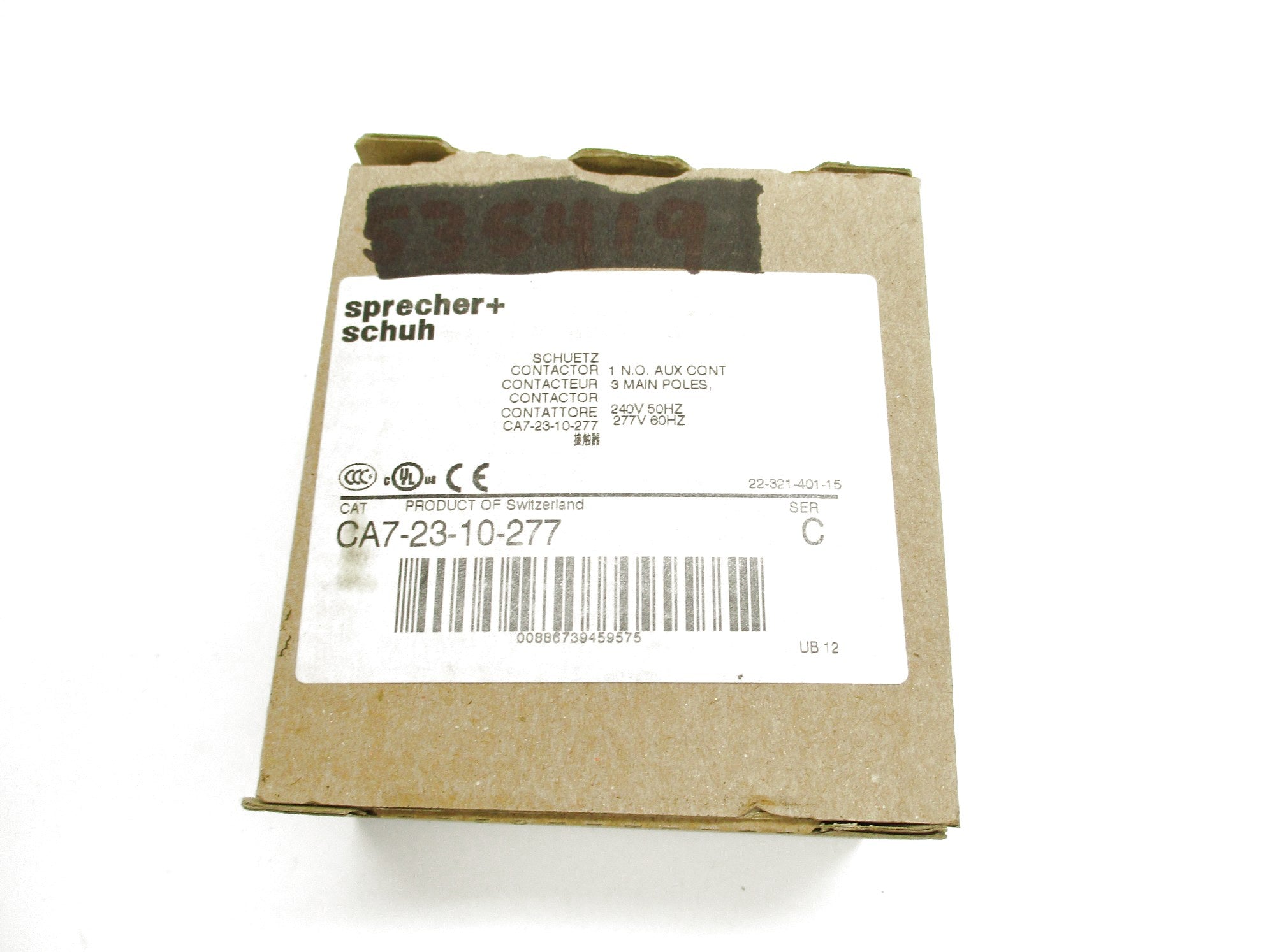 SPRECHER+SCHUH CA7-23-10-277 240/277V SER. C NSMP