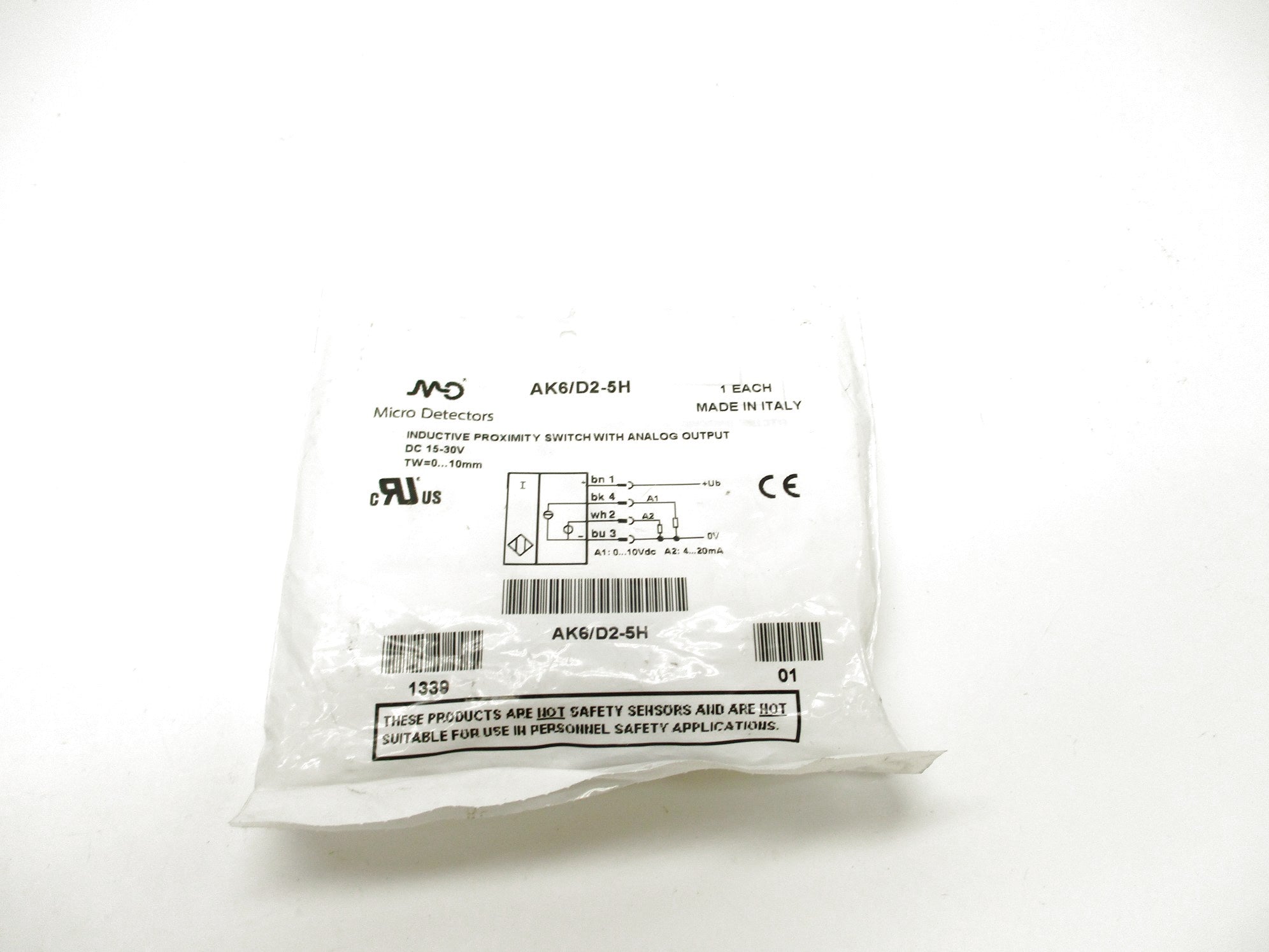MICRO DETECTORS AK6/D2-5H NSMP