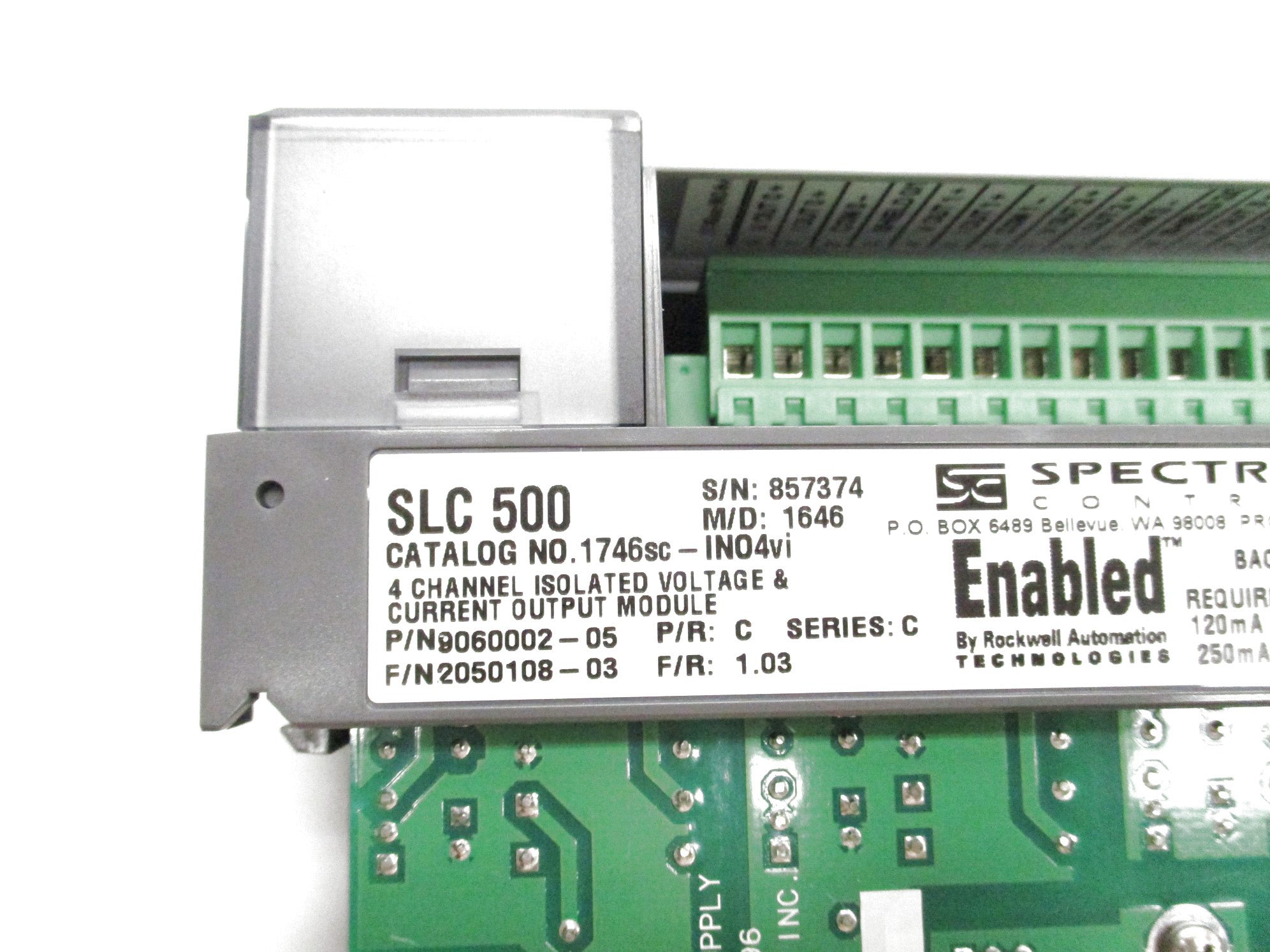 SPECTRUM 1746sc-INO4vi SER. C F/W 1.03 NSNP