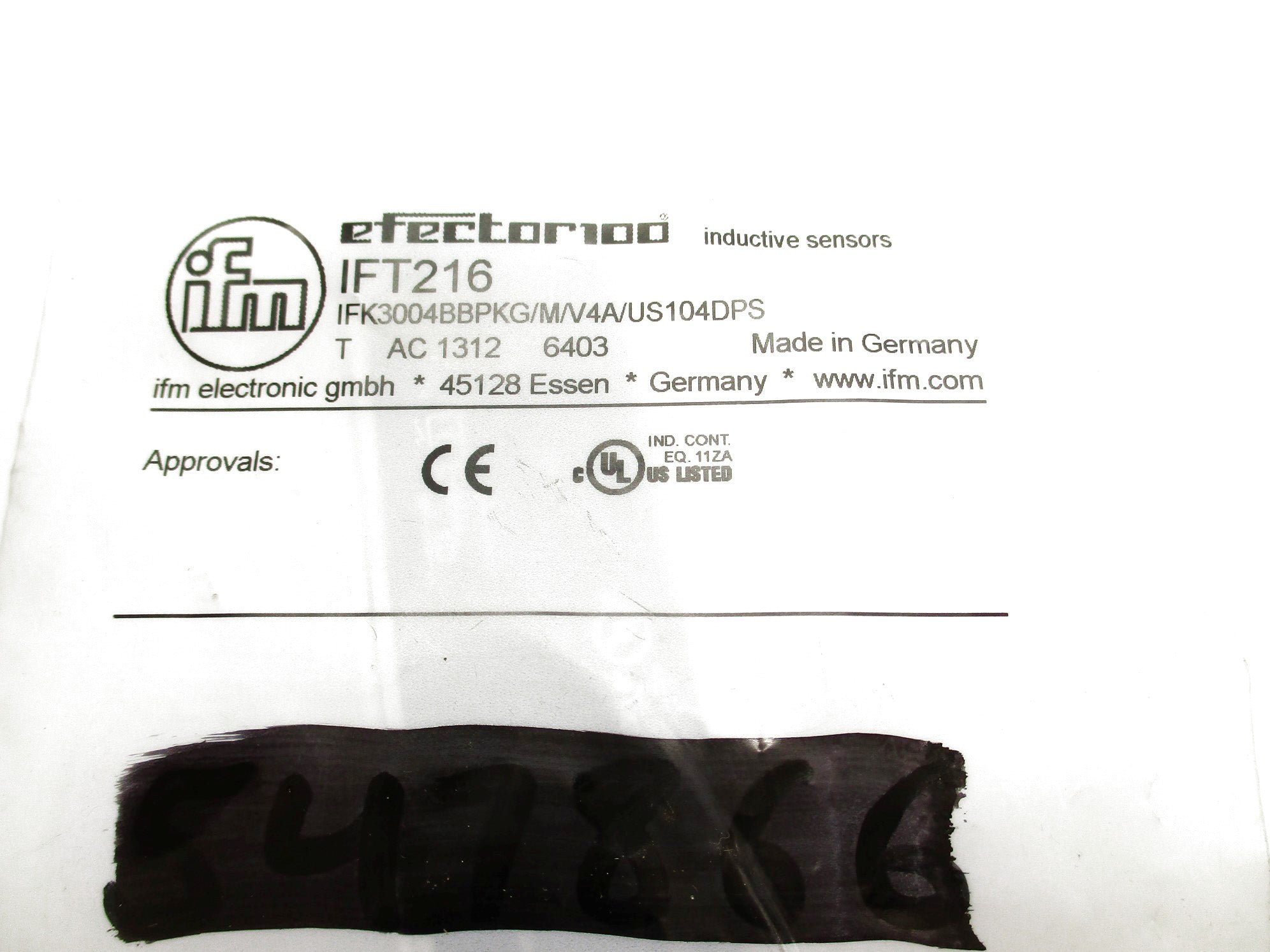 IFM EFECTOR IFT216 NSMP
