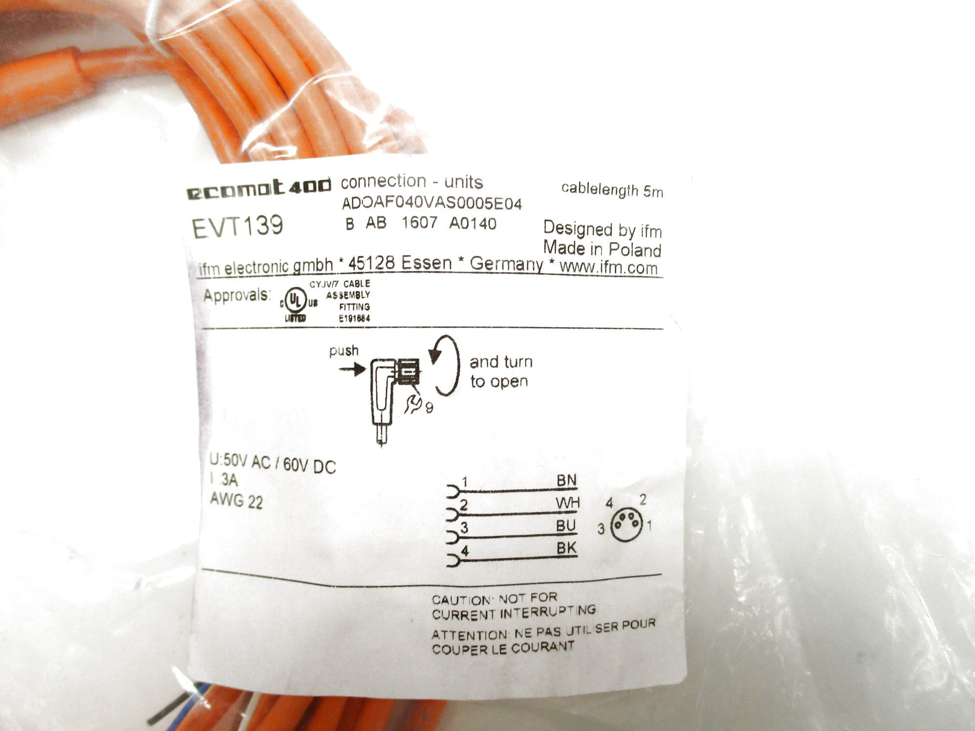 IFM EFECTOR EVT139 NSMP