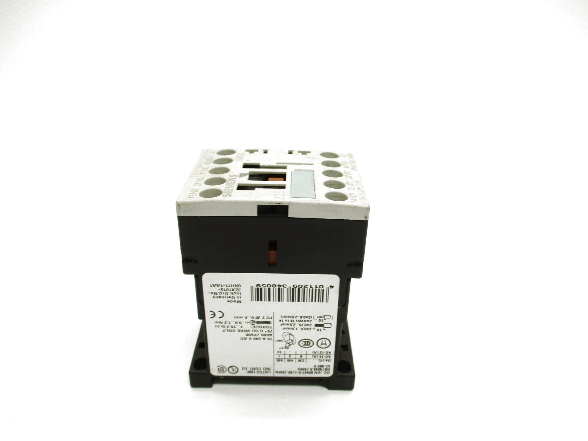 SIEMENS 3RH1122-1AK60 110/120V 10A NSNP