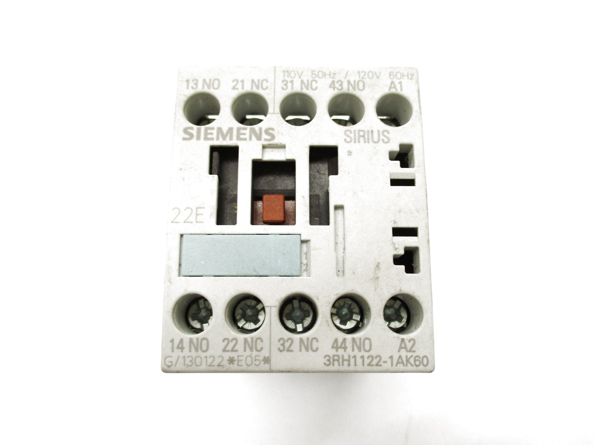 SIEMENS 3RH1122-1AK60 110/120V 10A NSNP