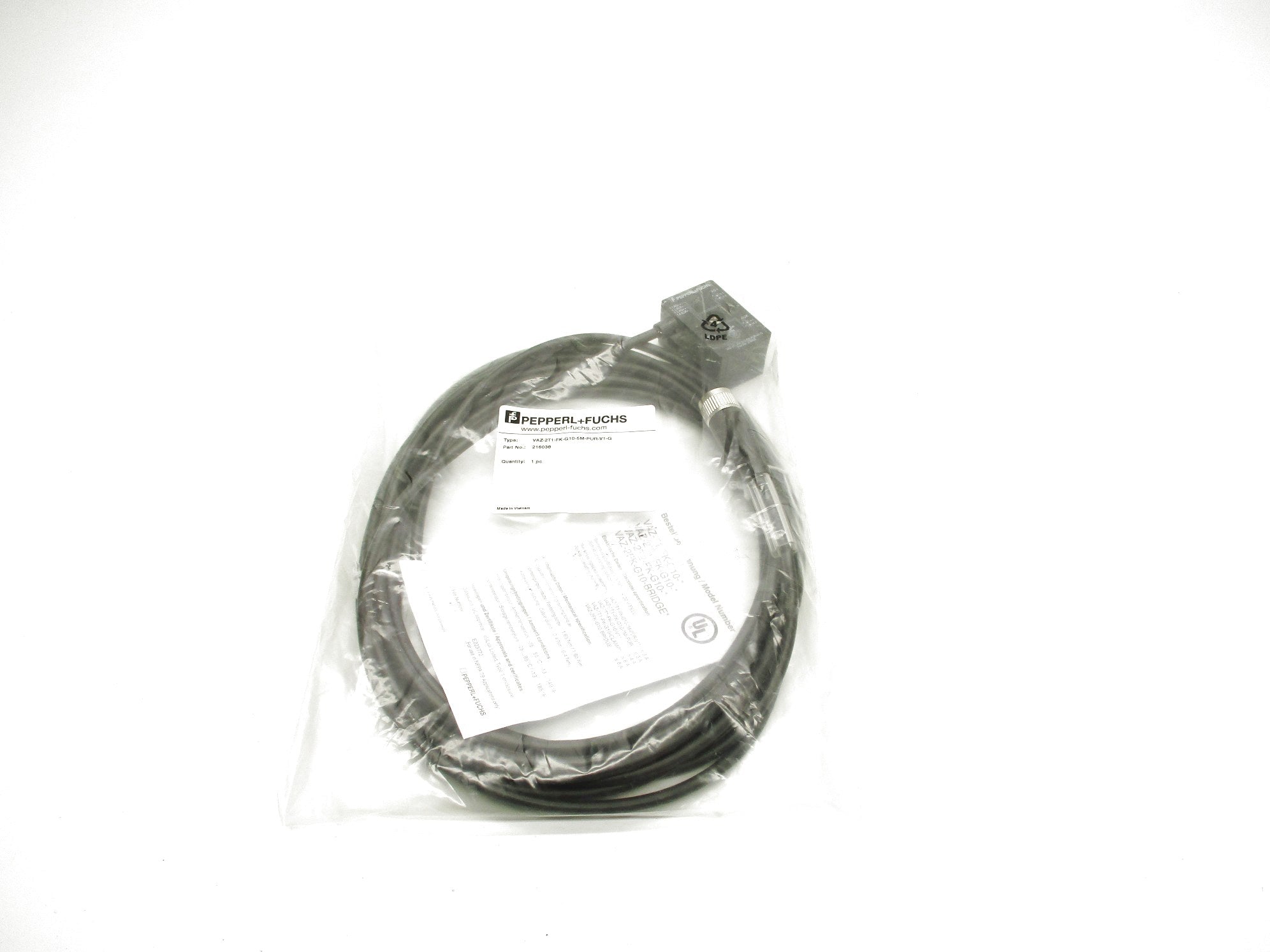 PEPPERL+FUCHS VAZ-2T1-FK-G10-5M-PUR-V1-G NSMP