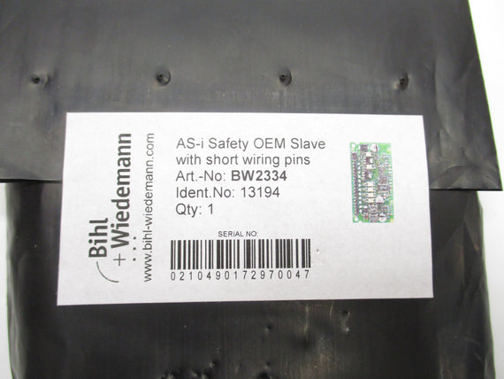 BIHL WIEDEMANN BW2334 NSNP