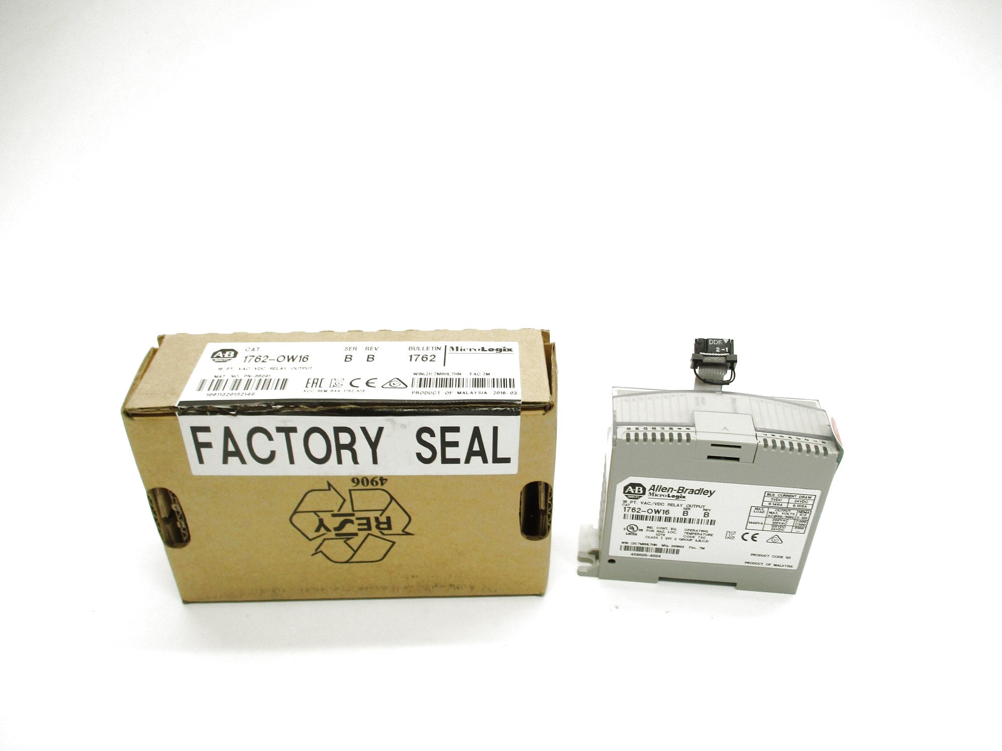 ALLEN BRADLEY 1762-OW16 SER. B 24VDC NSMP