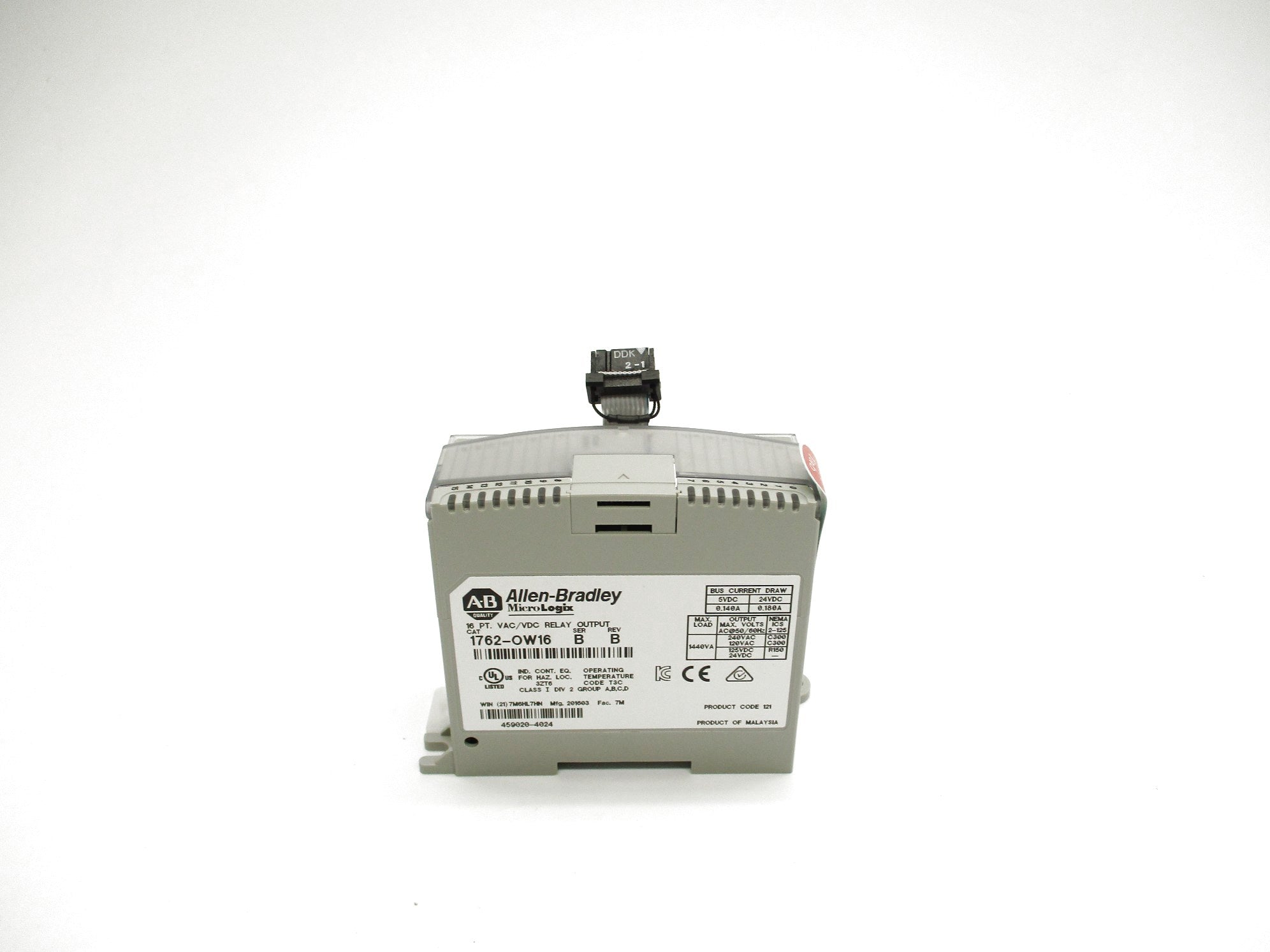 ALLEN BRADLEY 1762-OW16 SER. B 24VDC NSMP