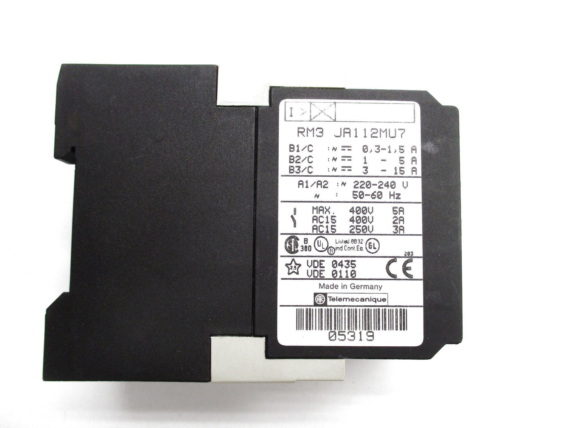 TELEMECANIQUE RM3JA112MU7 220-240VAC 0.3-15A NSMP