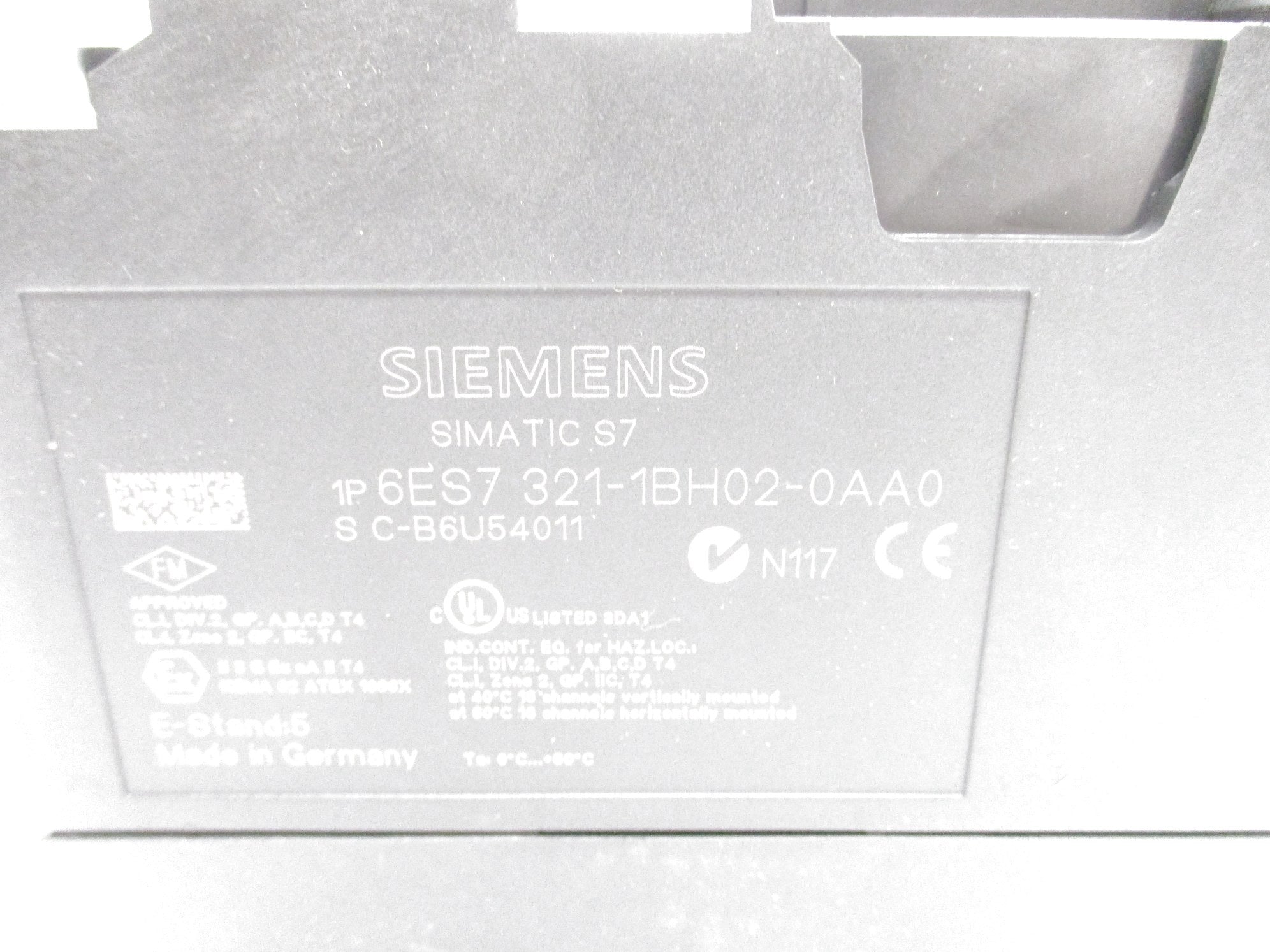 SIEMENS 6ES7321-1BH02-0AA0 24VDC NSMP