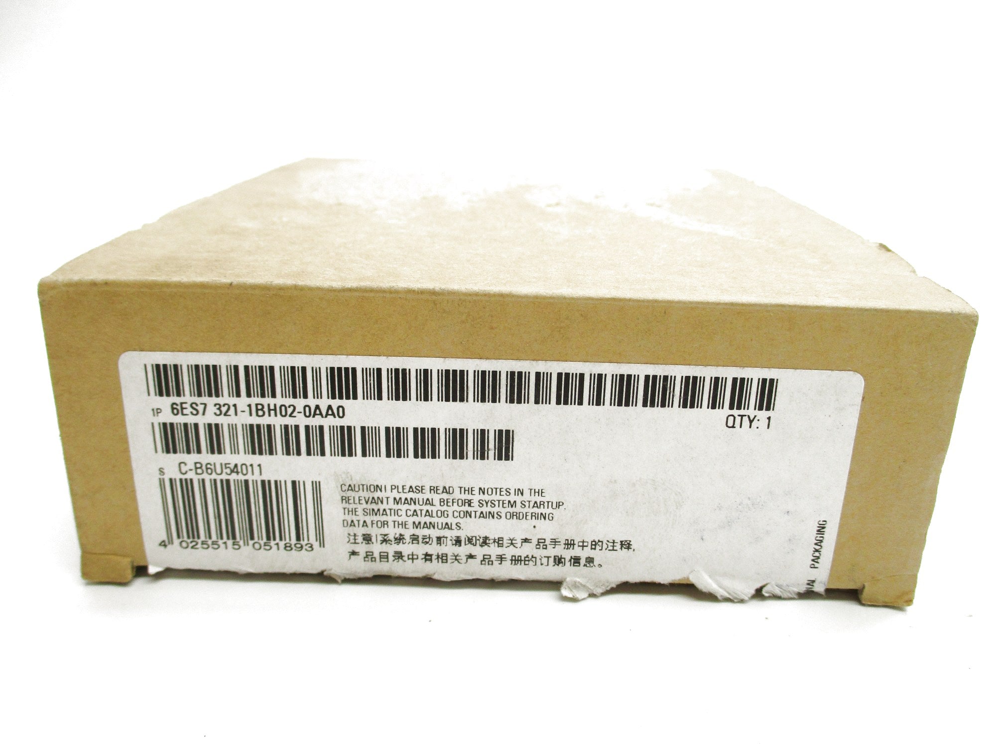 SIEMENS 6ES7321-1BH02-0AA0 24VDC NSMP