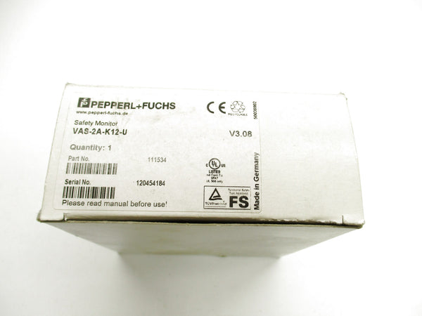 PEPPERL+FUCHS VAS-2A-K12-U NSMP