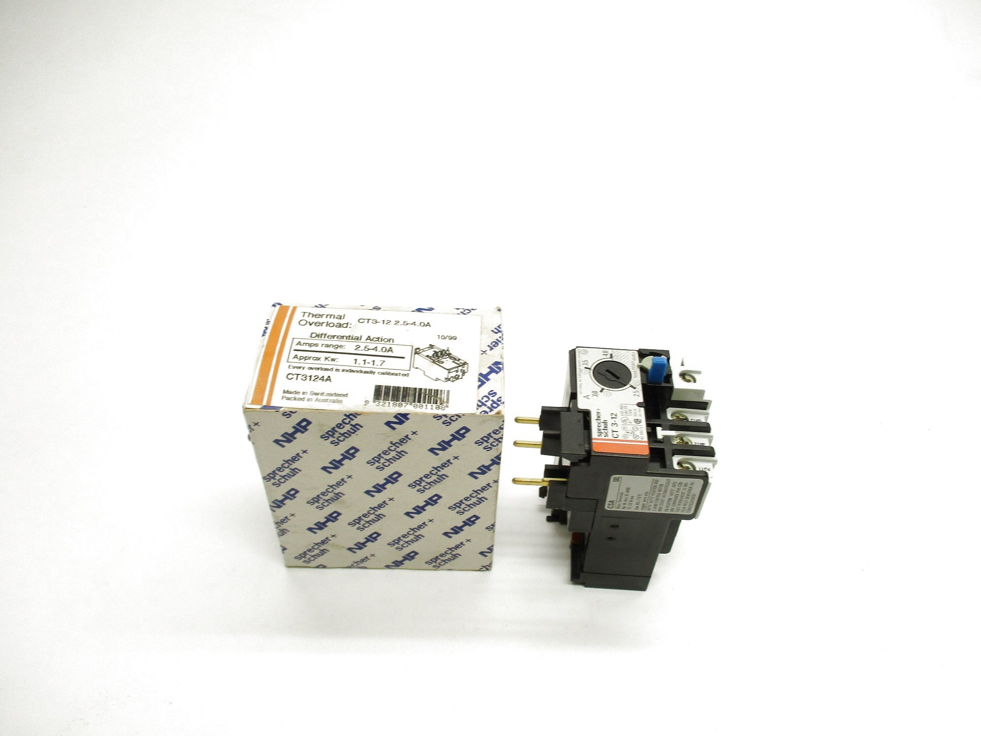 SPRECHER+SCHUH CT3-12 600V 2.5-4.0A NSMP