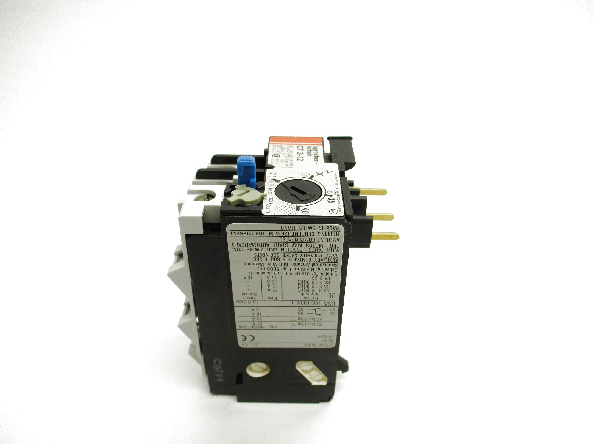 SPRECHER+SCHUH CT3-12 600V 2.5-4.0A NSMP