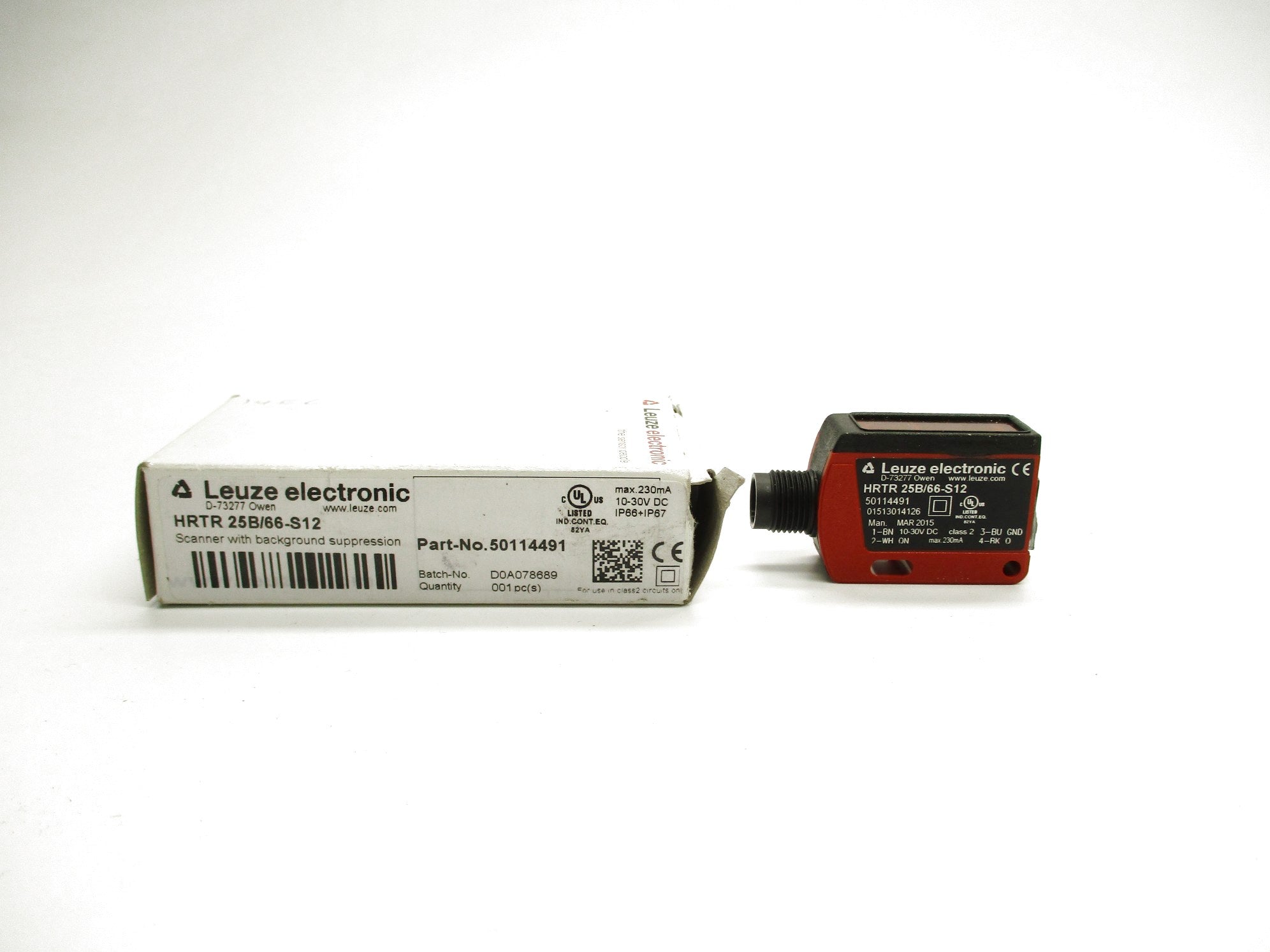 LEUZE ELECTRONIC HRTR25B/66-S12 NSMP