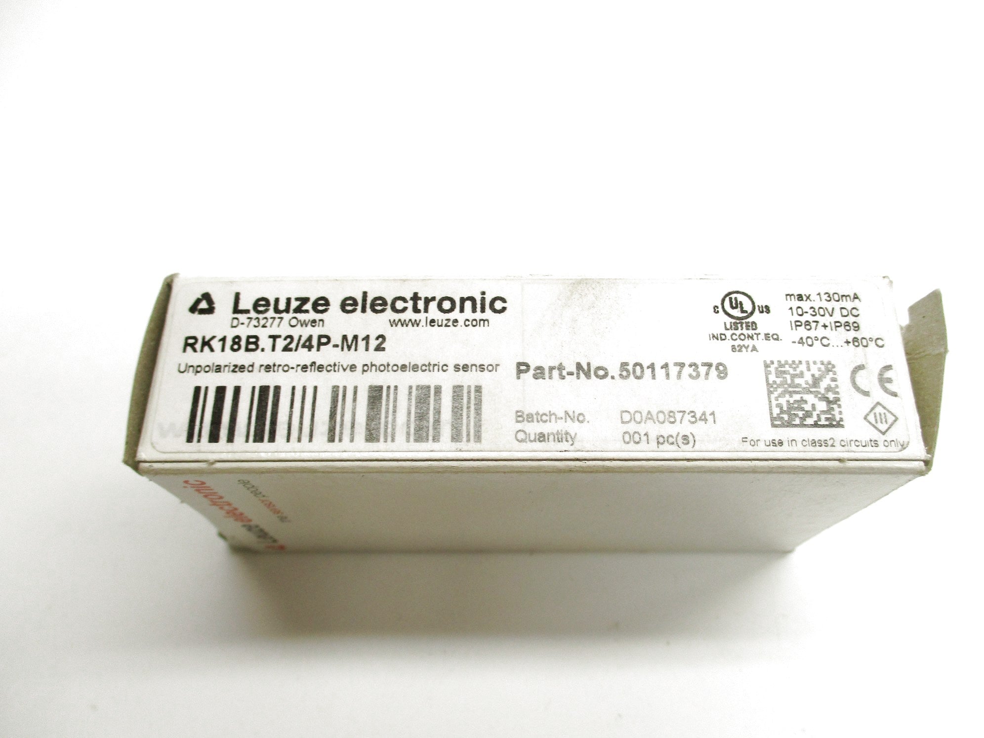 LEUZE ELECTRONIC RK18B.T2/4P-M12 NSMP