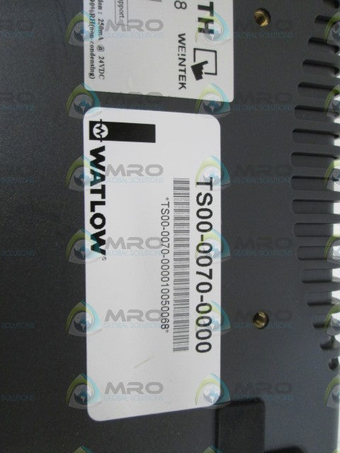 WATLOW OPERATOR INTERFACE TS00-0070-0000 (AS PICTURED) *USED*