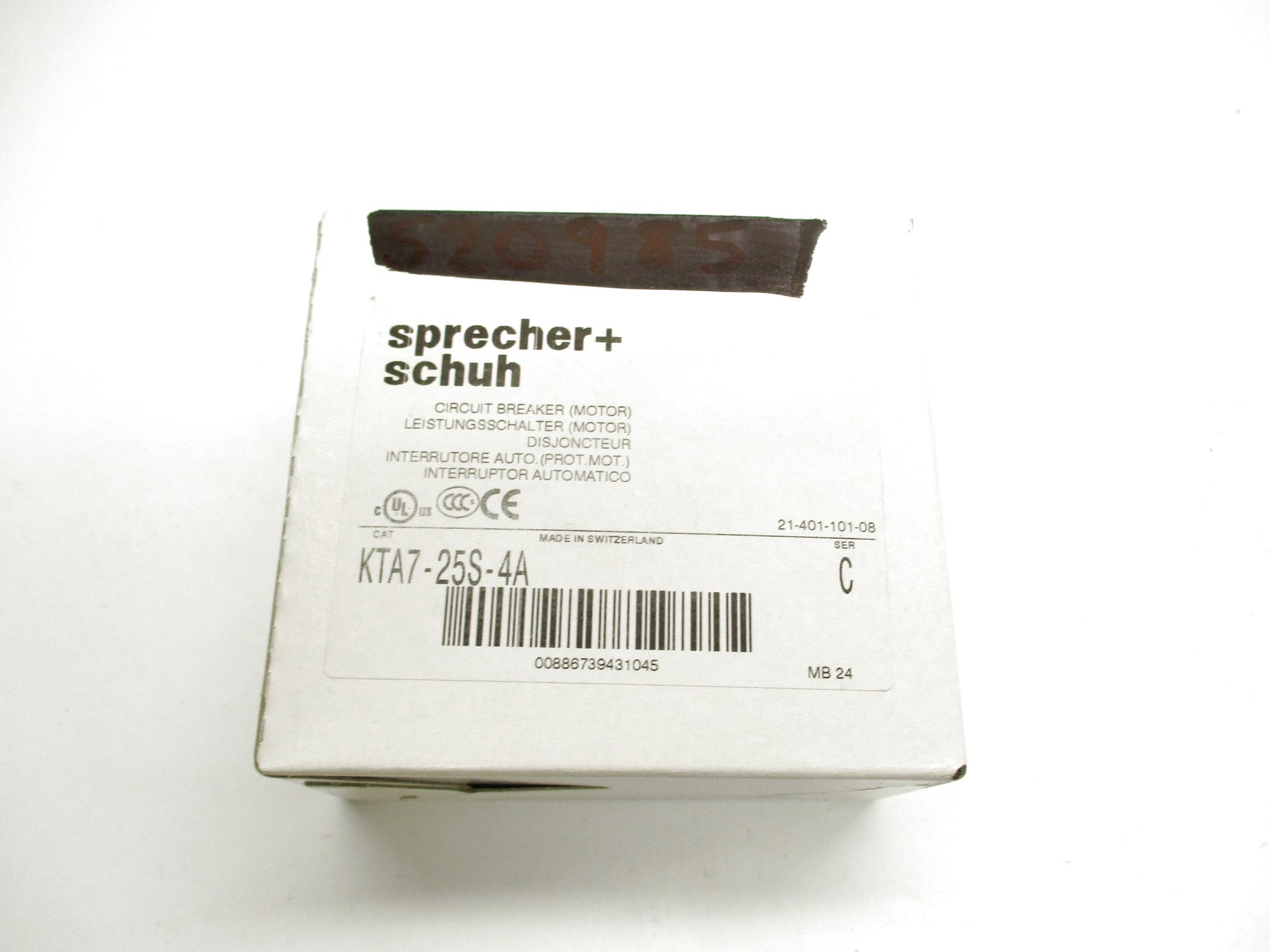 SPRECHER+SCHUH KTA7-25S-4.0A SER. C 2.5-4A 690V NSMP