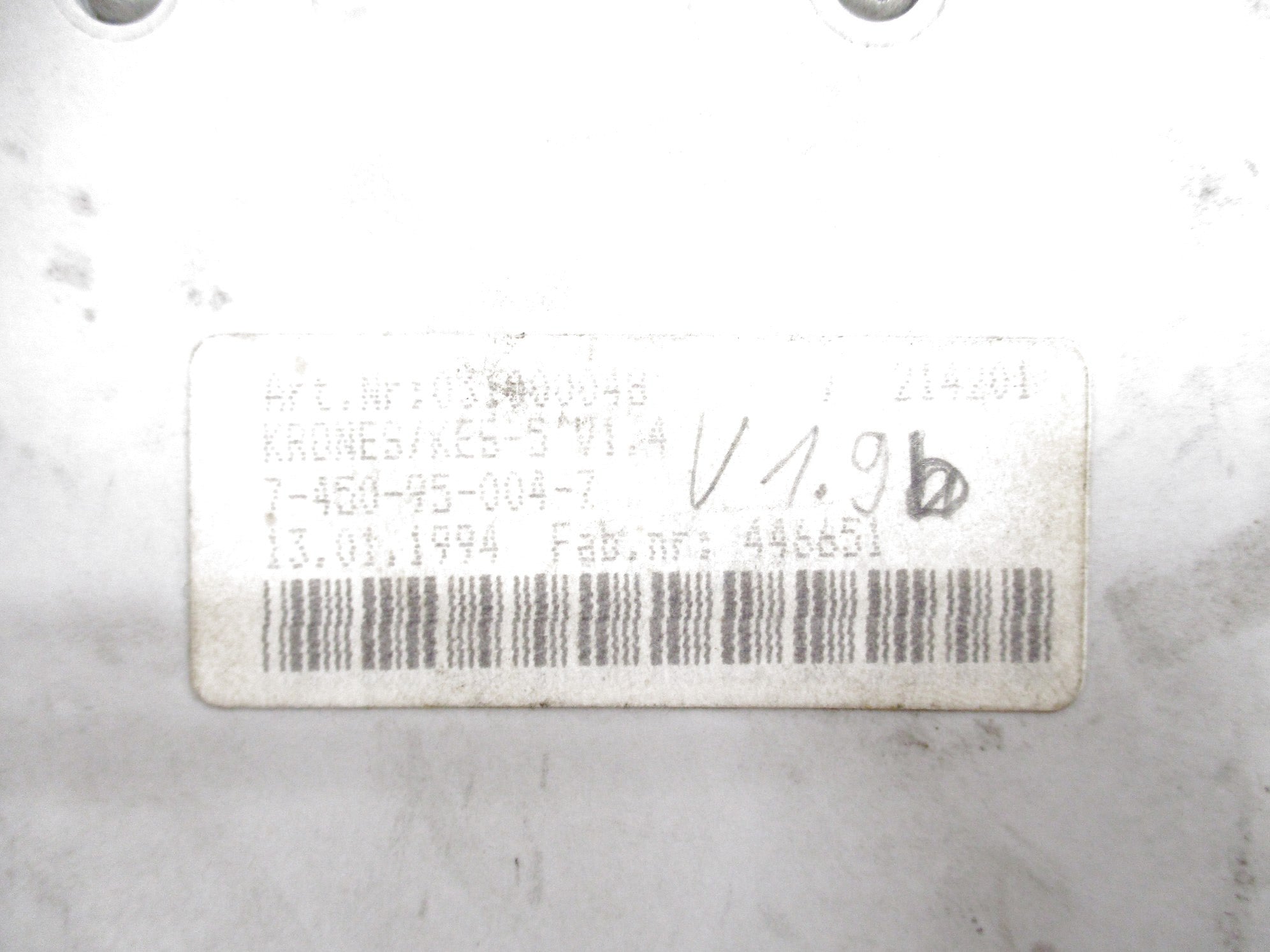 KRONES 7-450-95-004-7 UNMP