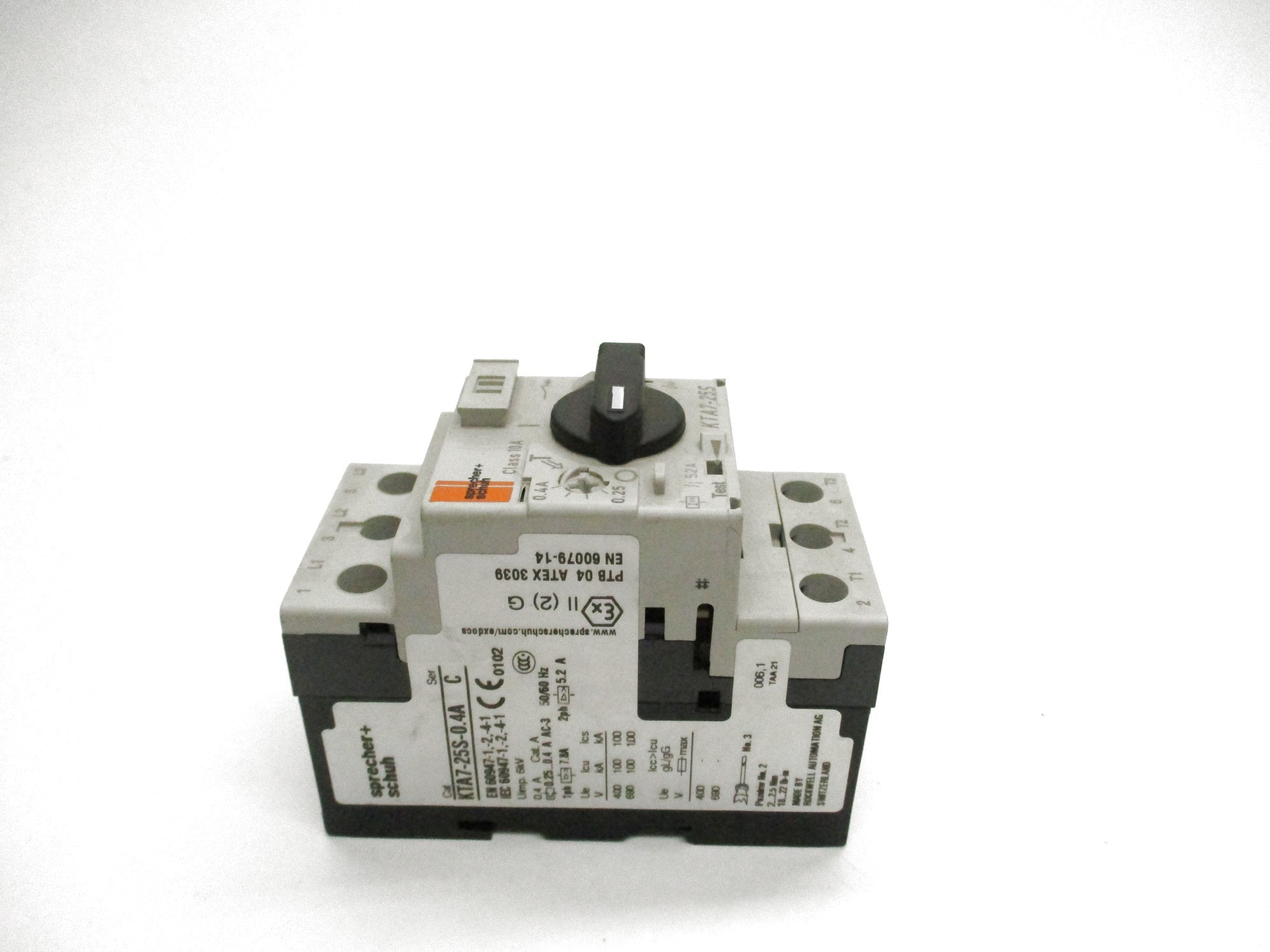 SPRECHER+SCHUH KTA7-25S-0.4A SER. C 0.25-0.4A 690V NSNP
