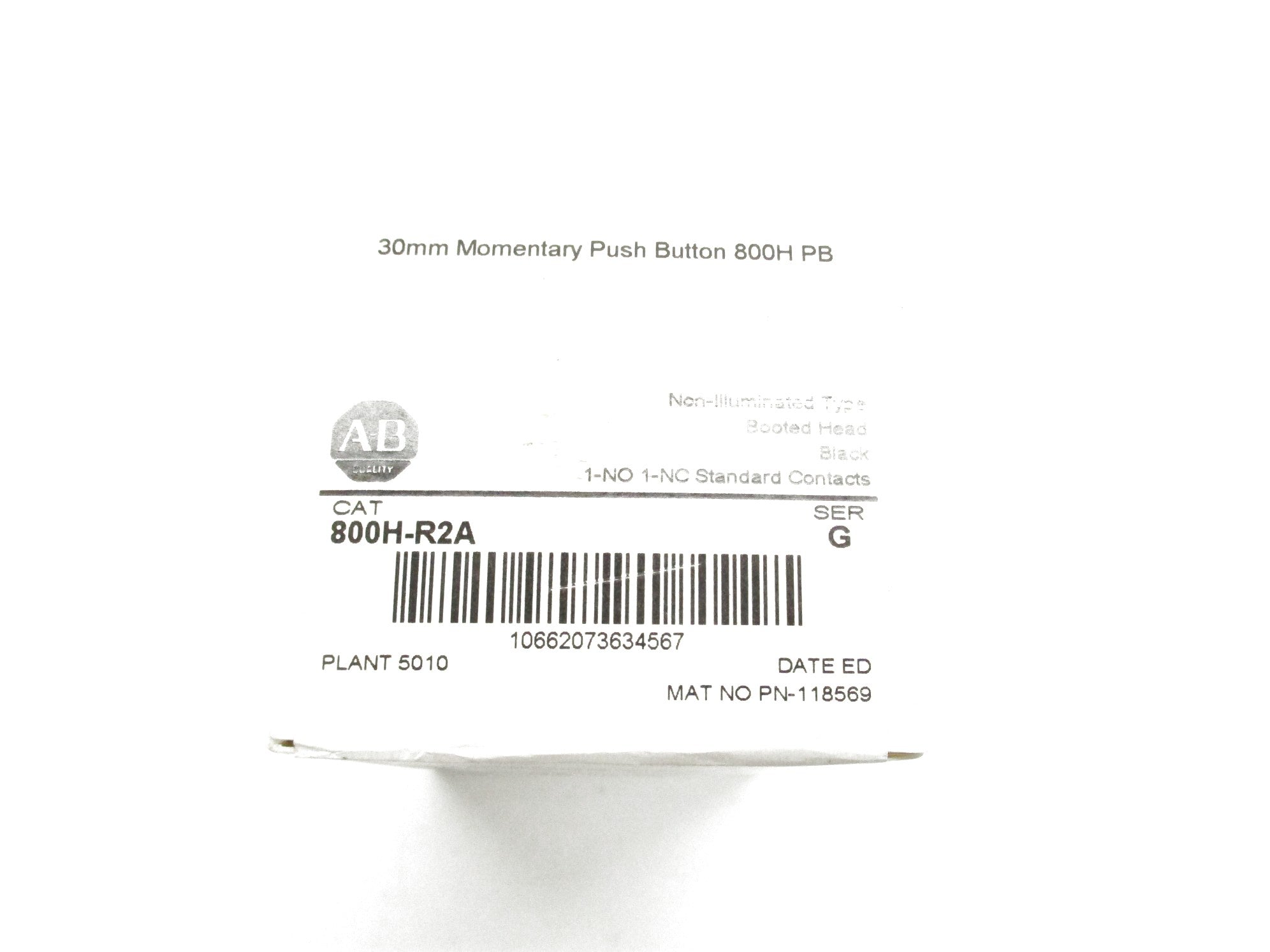 INDUSTRIAL SPARE PART 800H-R2A SER. G (WH) NSFS