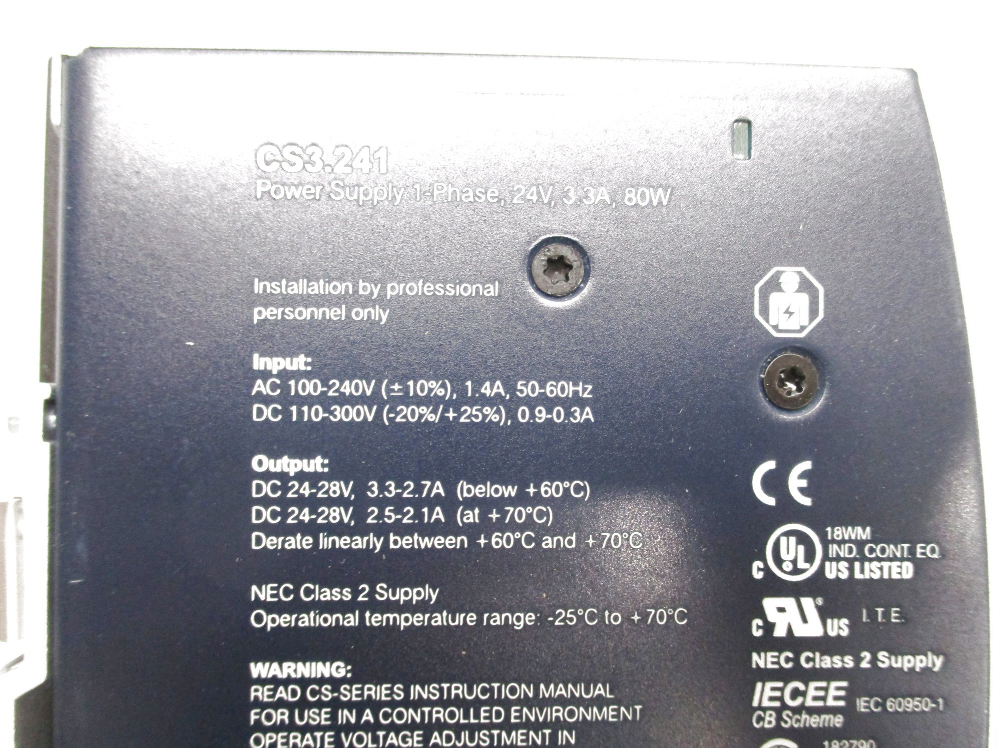 PULS CS3.241 110-300VDC 3.3A NSMP