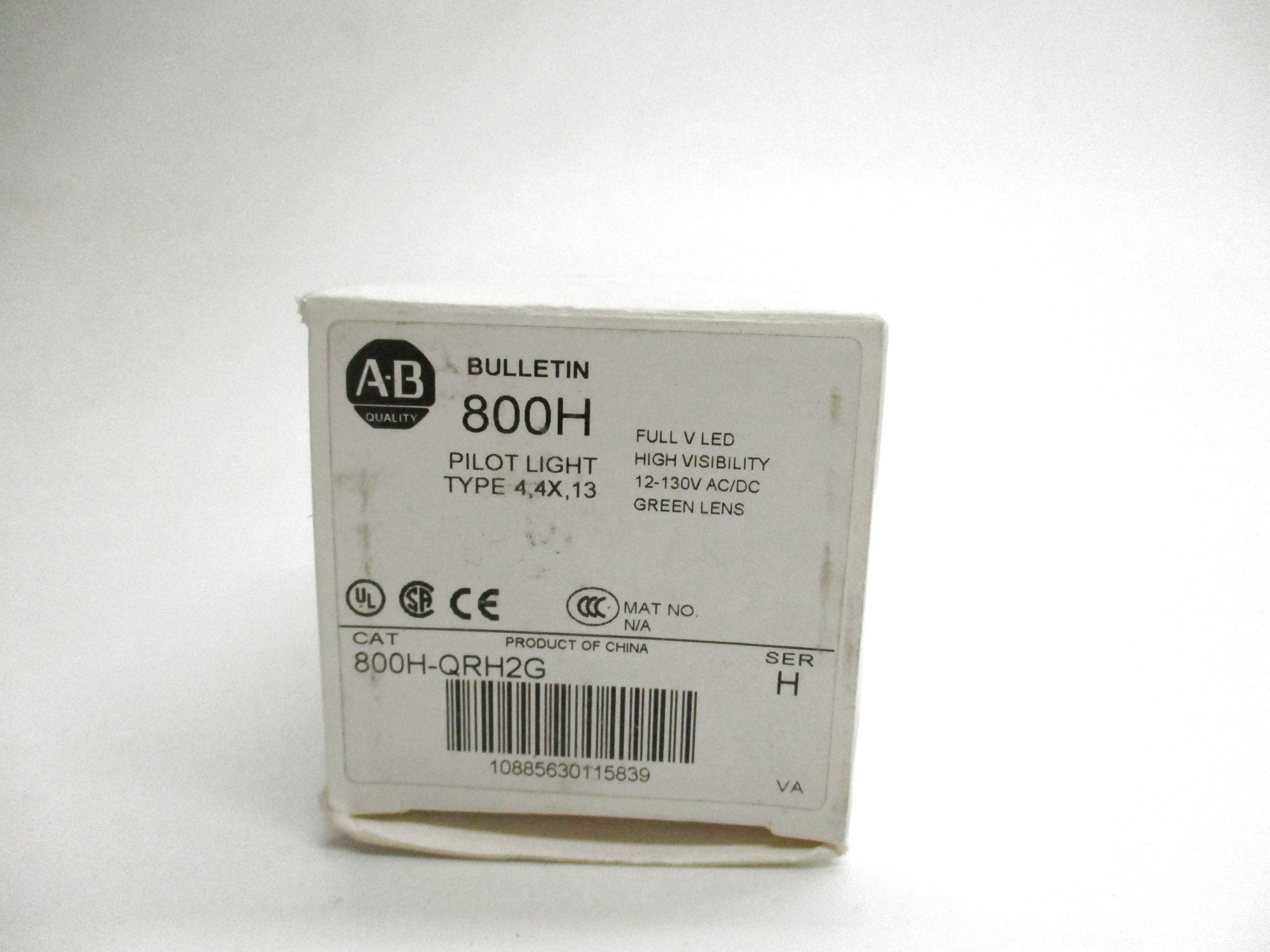 ALLEN BRADLEY 800H-QRH2G SER. H (WH) NSMP