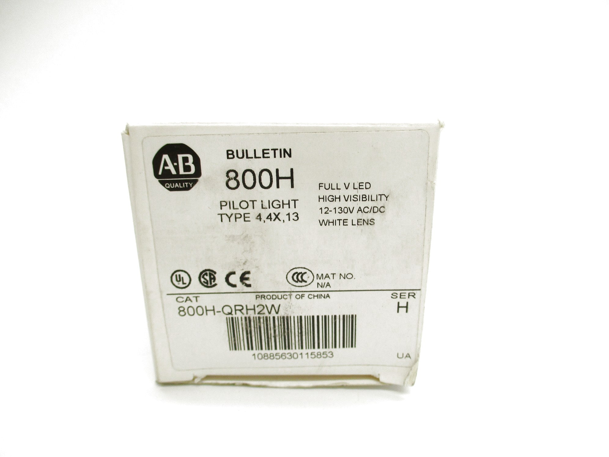 ALLEN BRADLEY 800H-QRH2W SER. H (WH) NSMP