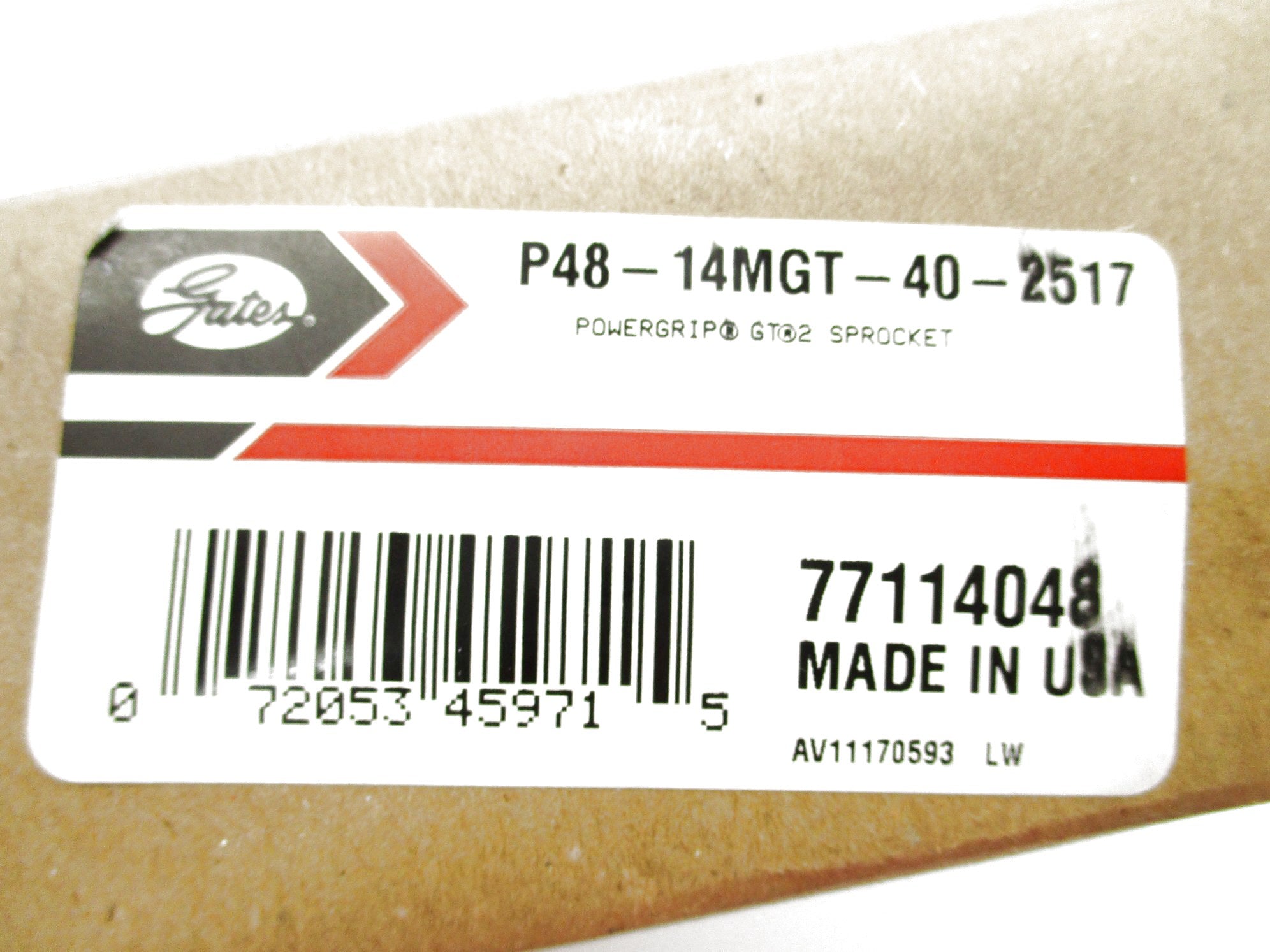 GATES 77114048 P48-14MGT-40-2517 NSFS