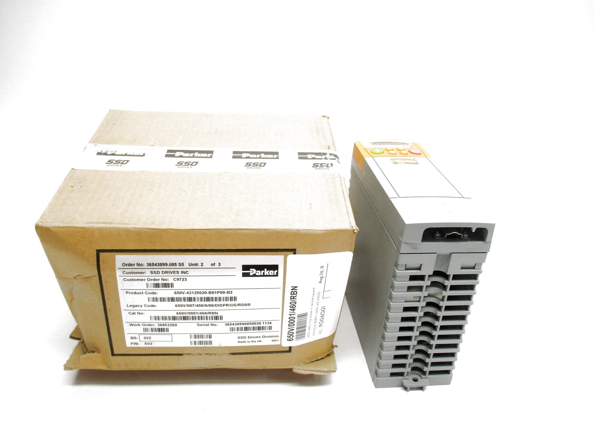 PARKER 650V-43125020-B01P00-B2 NSMP