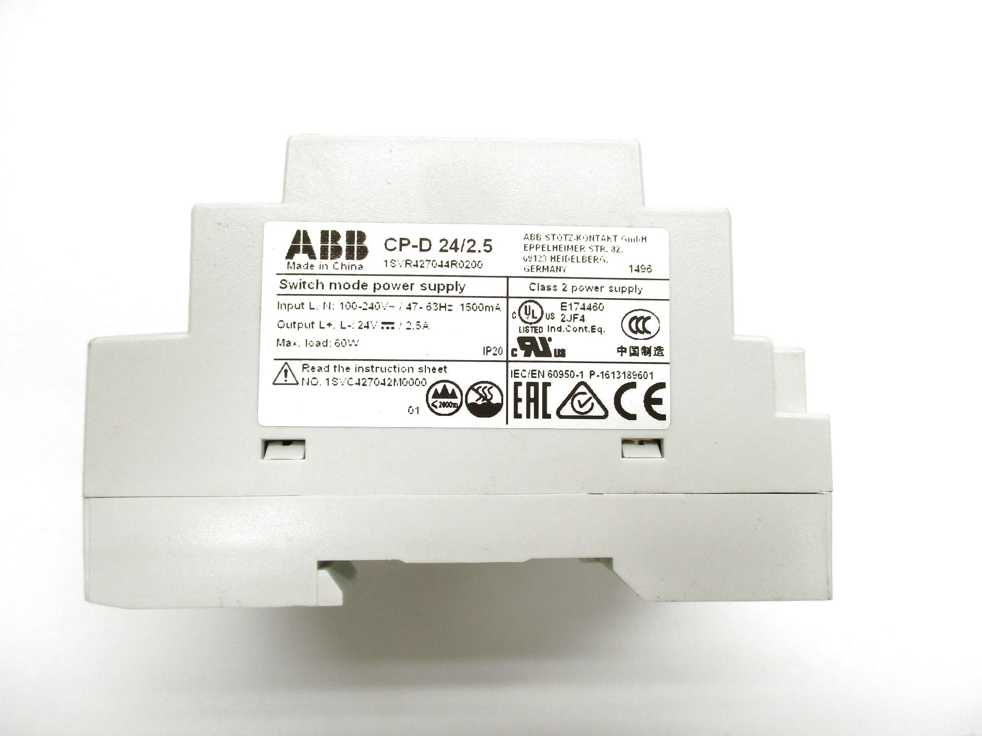 ABB 1SVR427044R0200 CP-D24/2.5 NSNP
