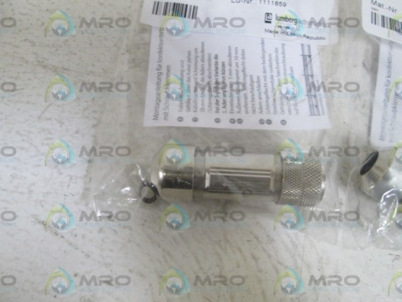 LOT OF 2 LUMBERG CONNECTOR 0976 PFC 101 *NEW IN BAG*