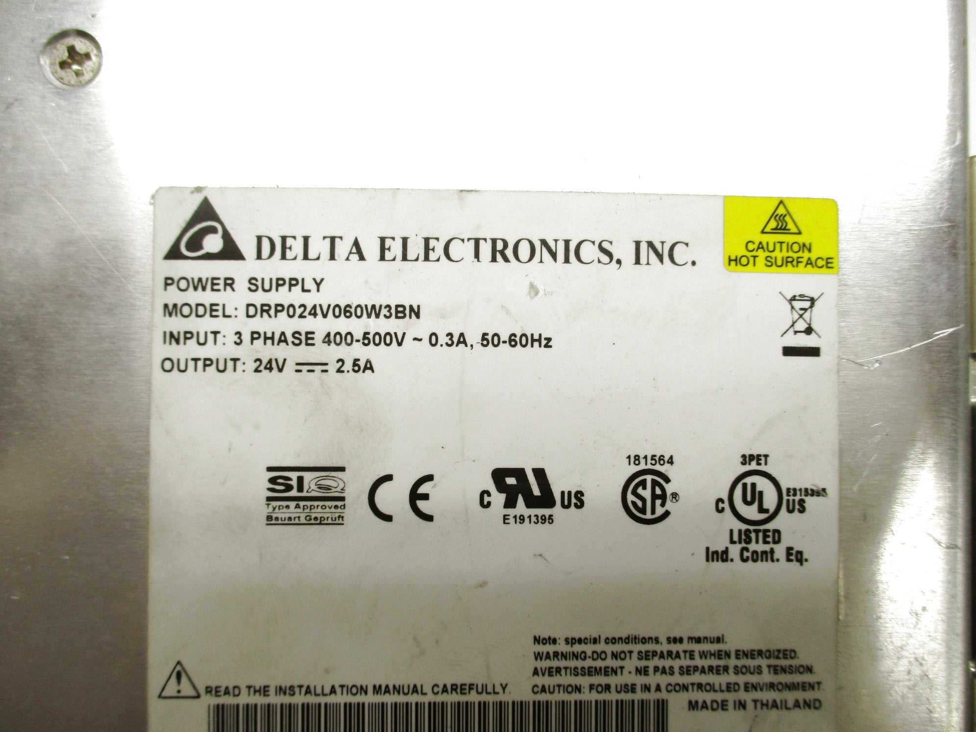 DELTA ELECTRONICS DRP024V060W3BN UNMP