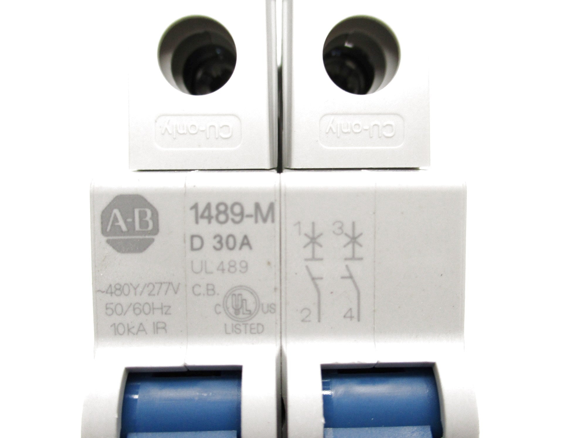 ALLEN BRADLEY 1489-M2D300 SER. D 30A 480/277V NSMP