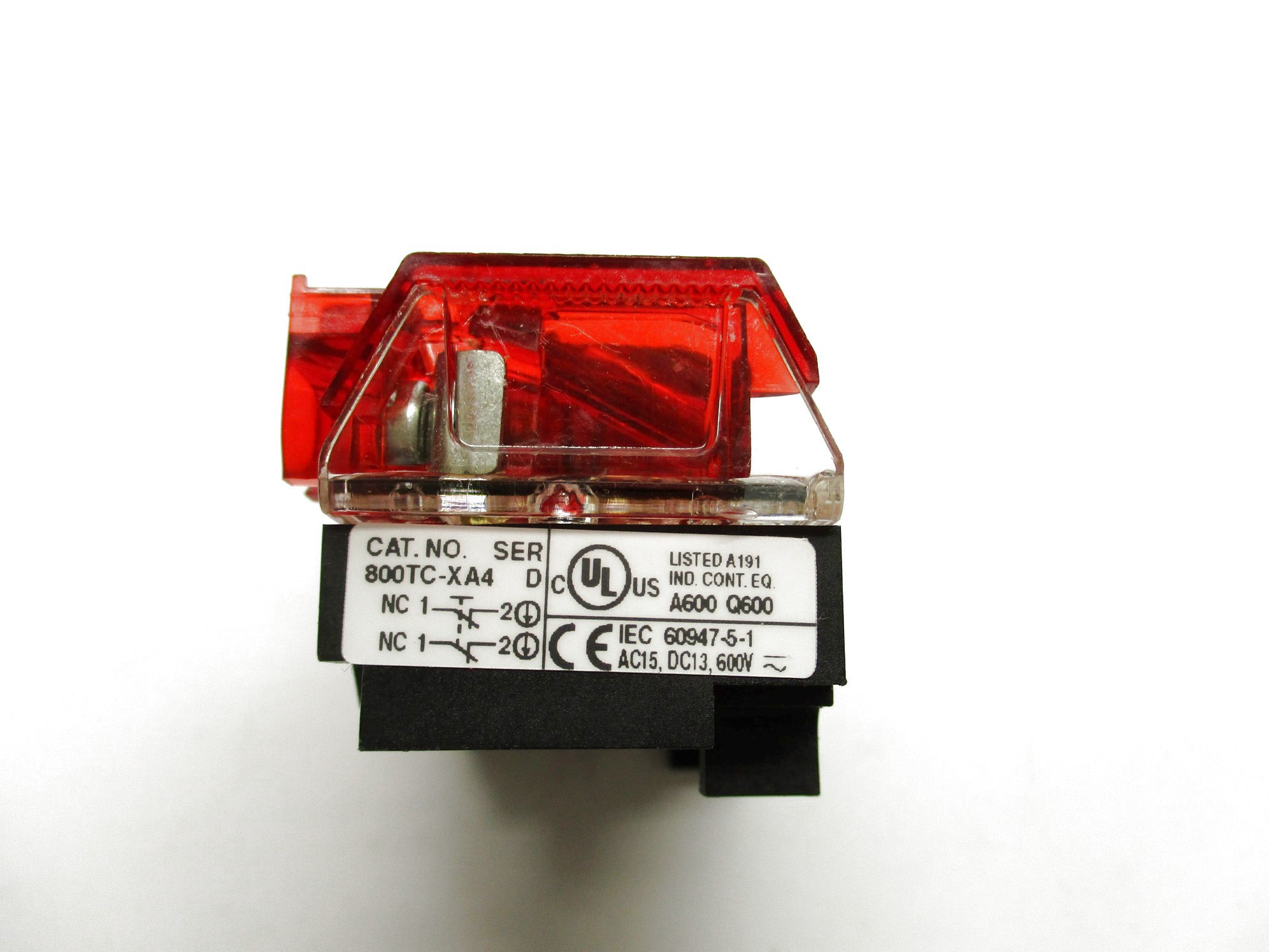 ALLEN BRADLEY 800TC-XA4 SER. D (WH) NSMP