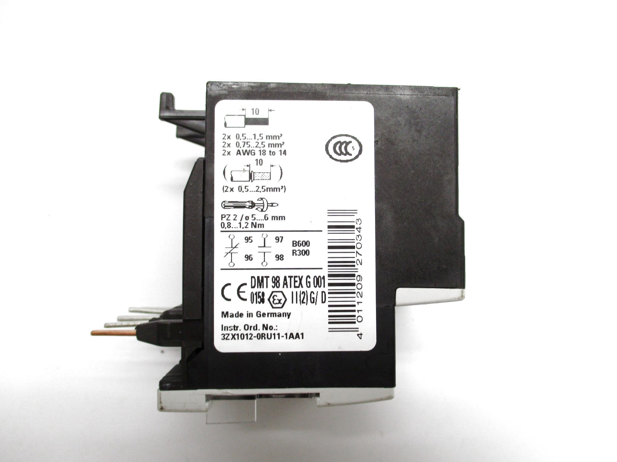 SIEMENS 3RU1116-1BB0 1.4-2A UNMP
