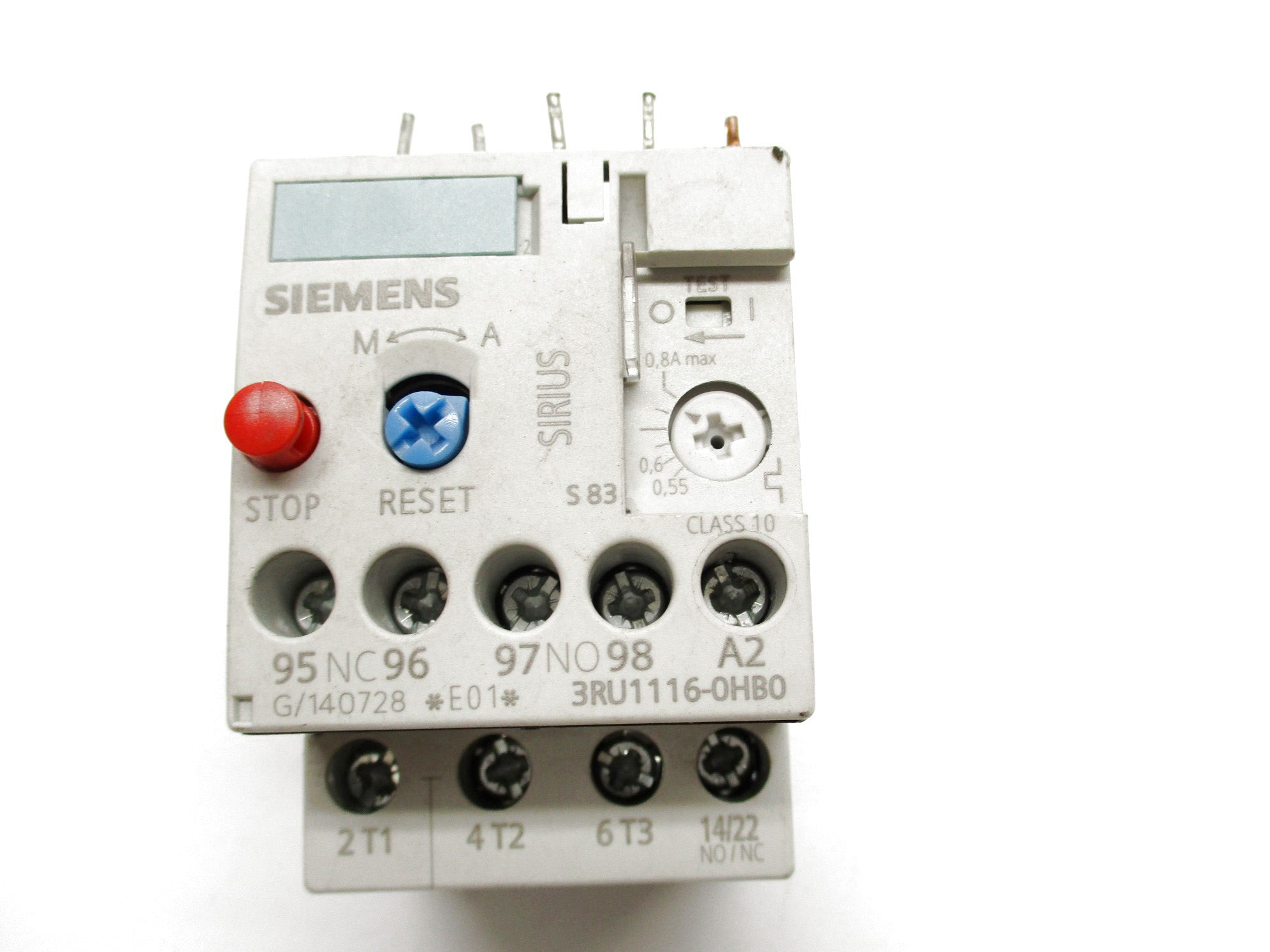 SIEMENS 3RU1116-0HB0 0.55-0.8A UNMP