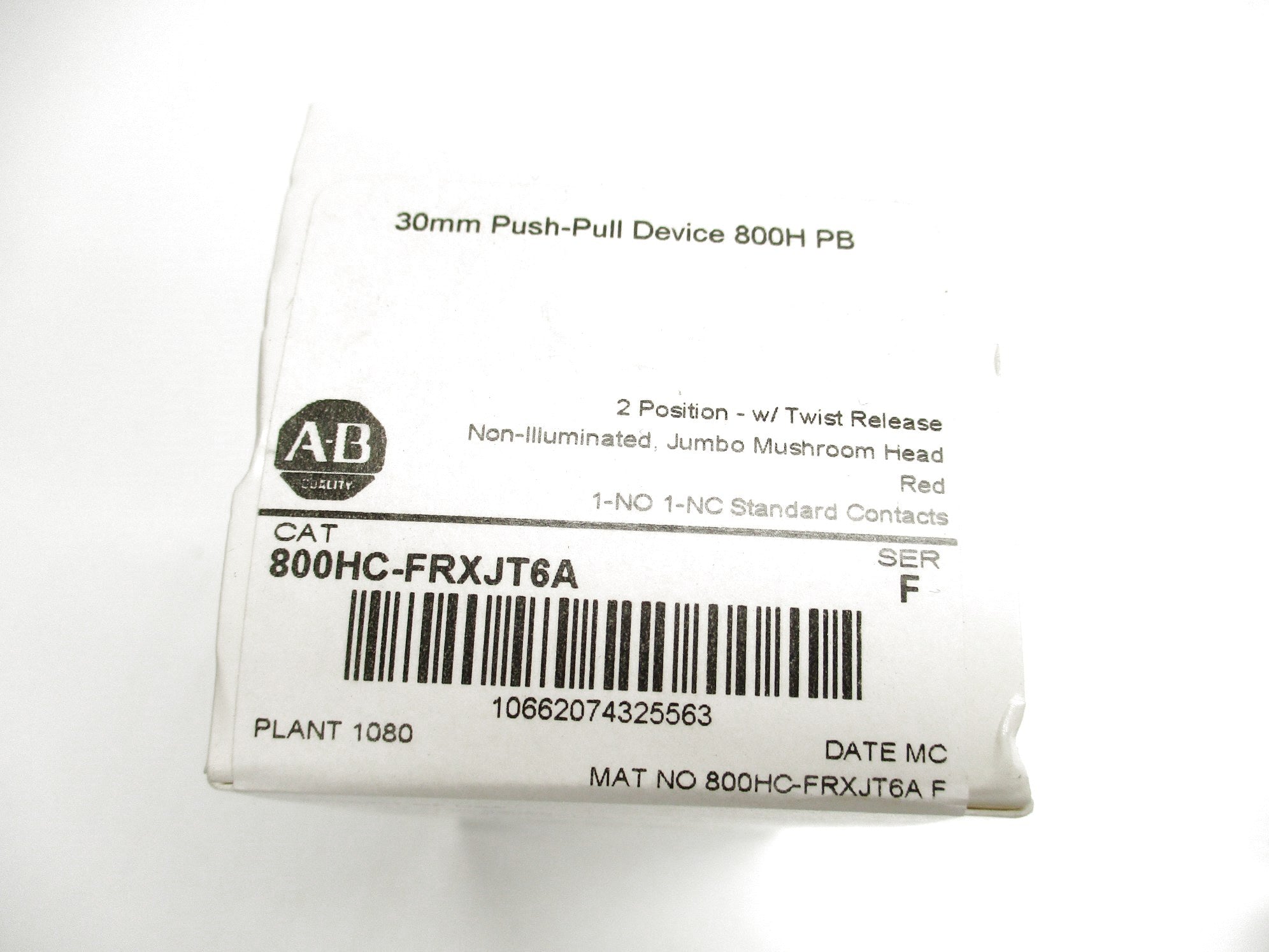 INDUSTRIAL SPARE PART 800HC-FRXJT6A SER. F (WH) NSMP
