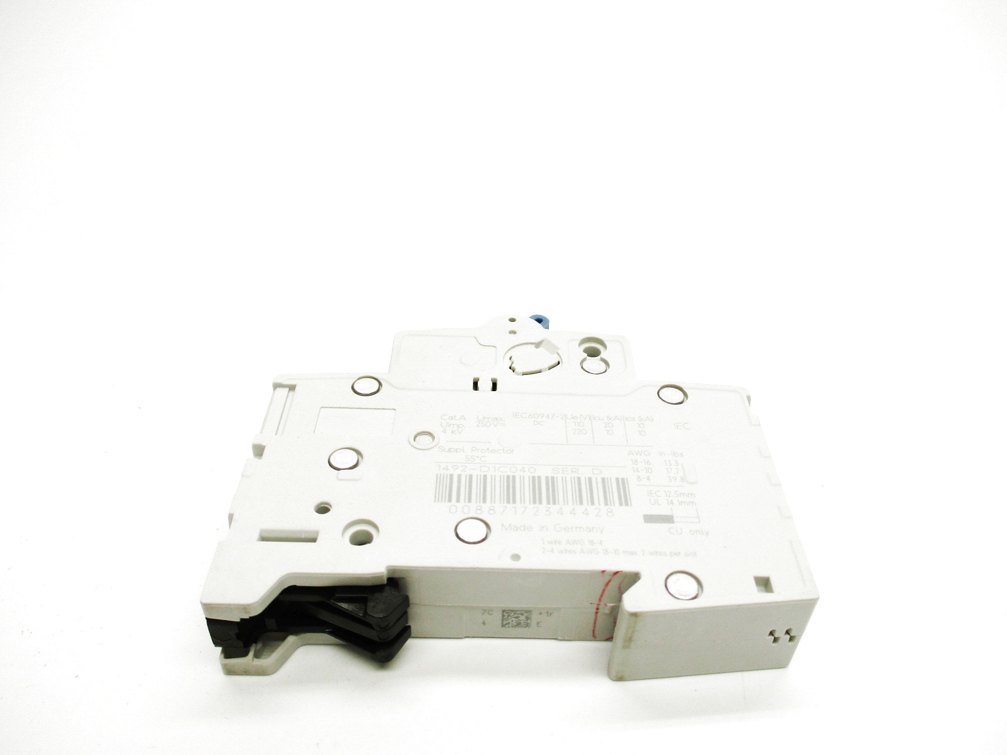ALLEN BRADLEY 1492-D1C040 SER. D 4A 220V NSNP