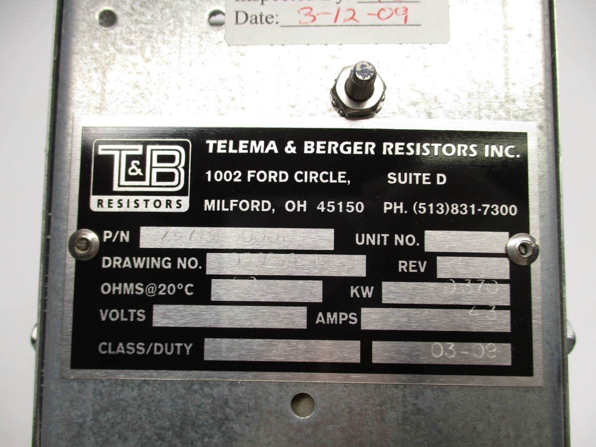 TELEMA & BERGER CZ471345U001 NSNP