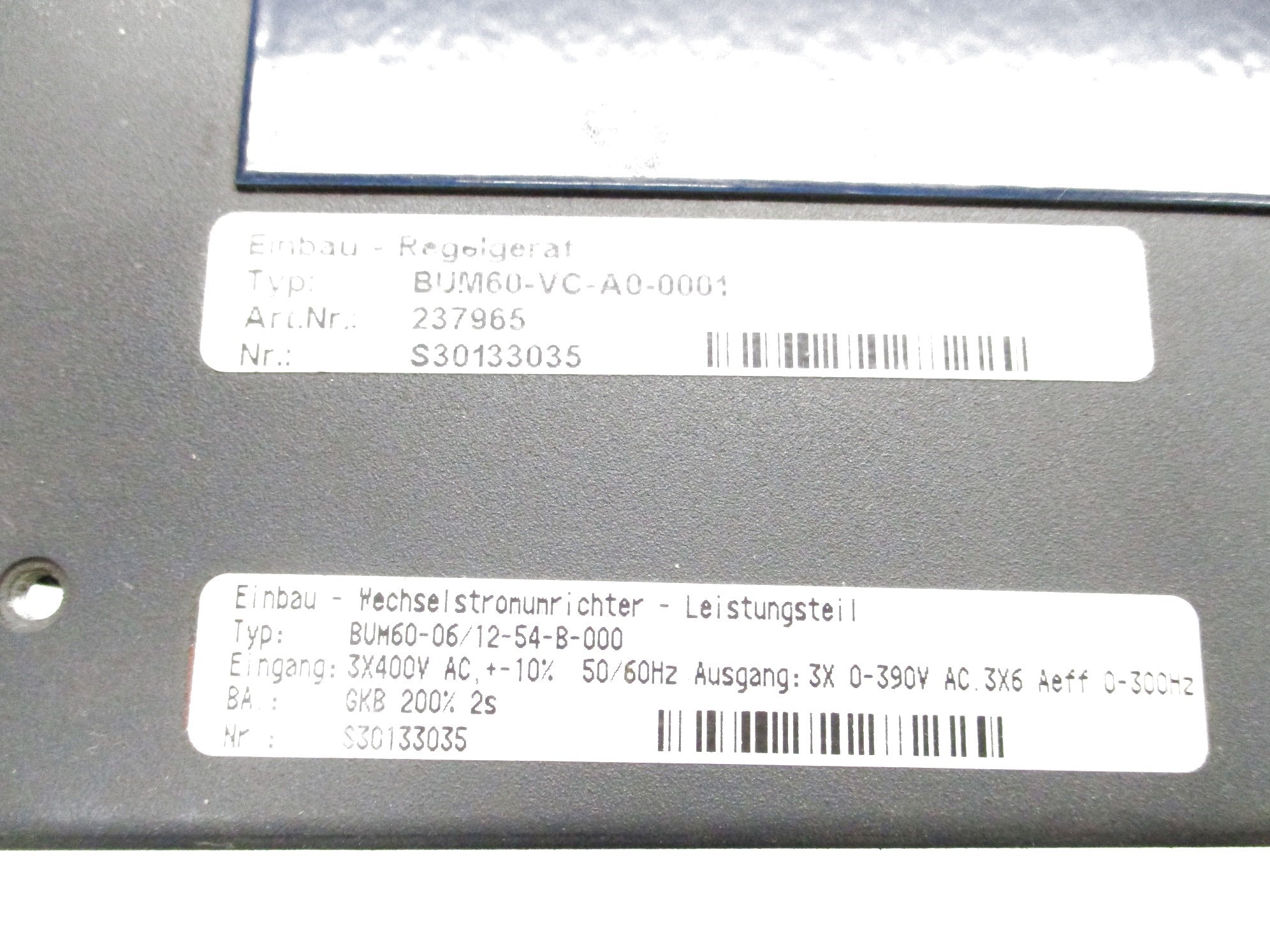 EINBAU BUM60-VC-A0-0001 UNMP