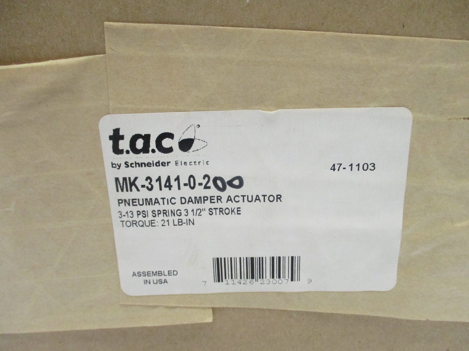T.A.C MK-3141-0-2 NSFS