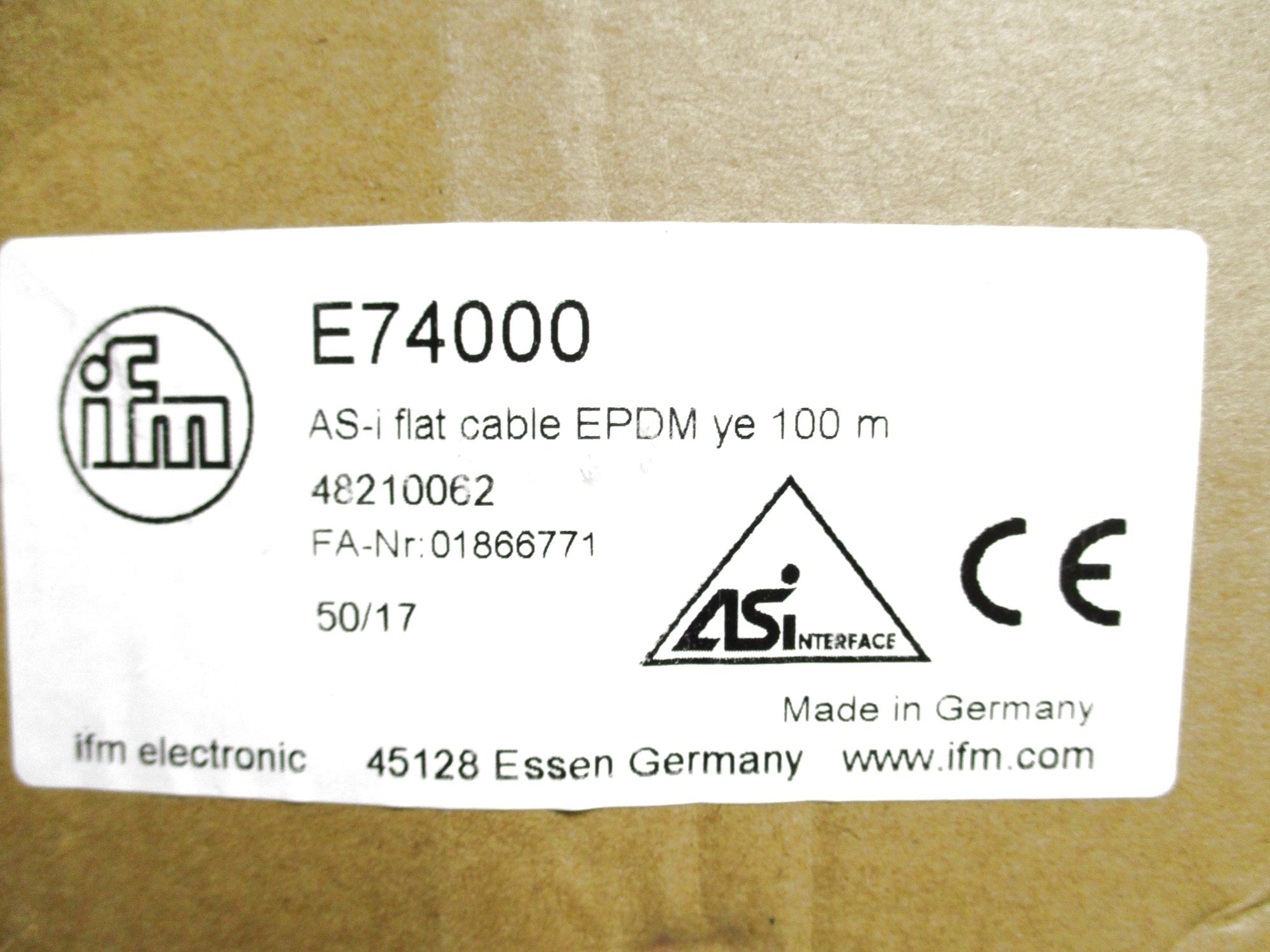 IFM EFECTOR E74000 100M NSMP