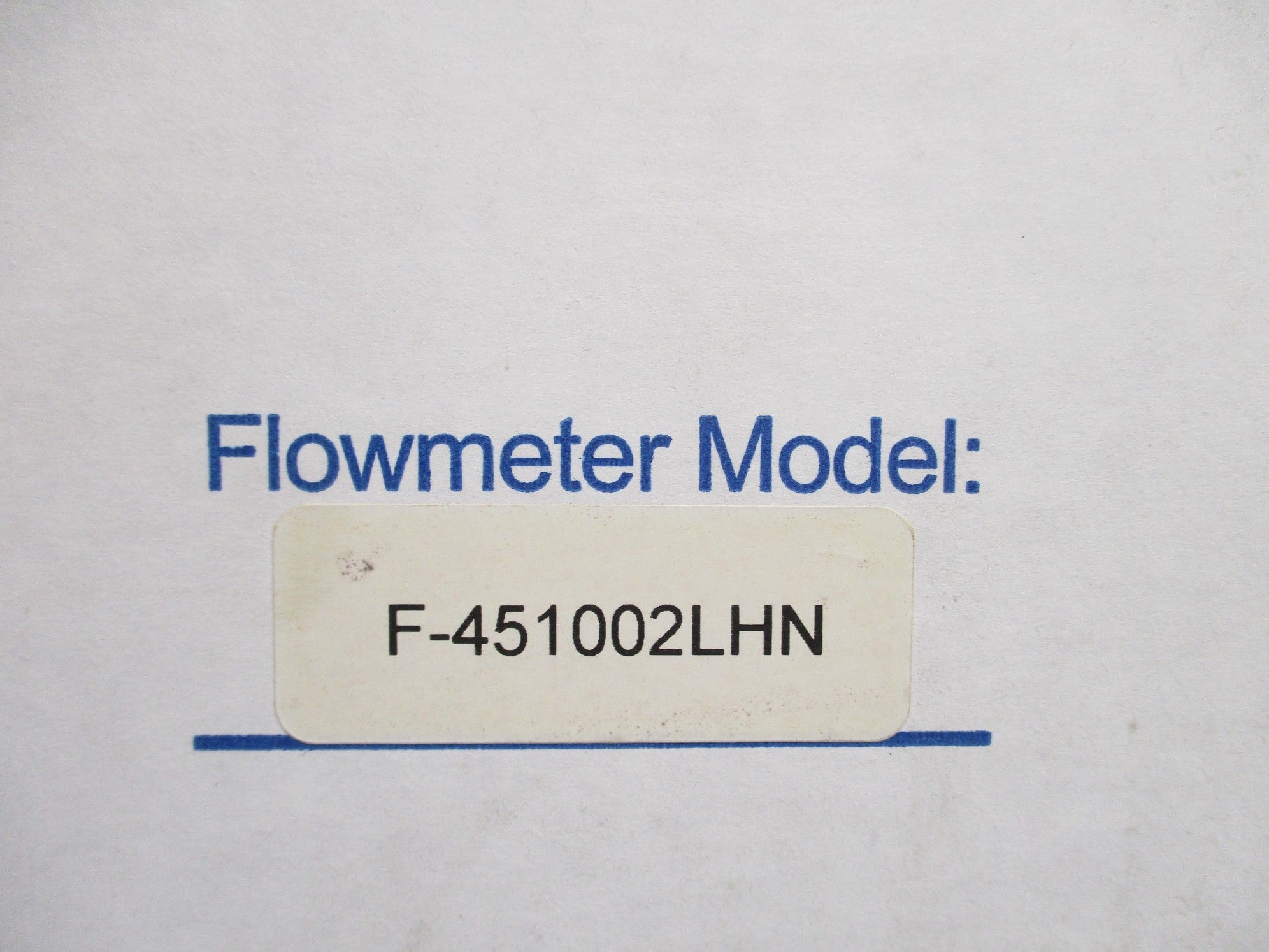 BLUE-WHITE F-451002LHN NSMP