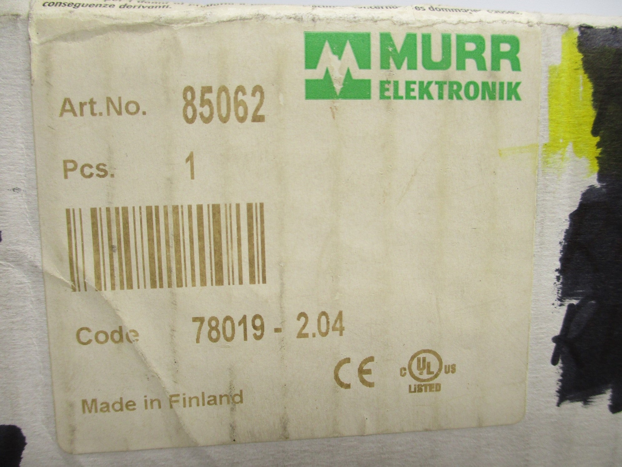 MURR ELEKTRONIK 85062 NSMP