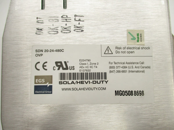 SOLA SDN20-24-480C NSMP