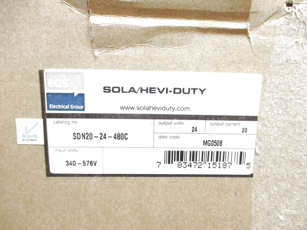 SOLA SDN20-24-480C NSMP