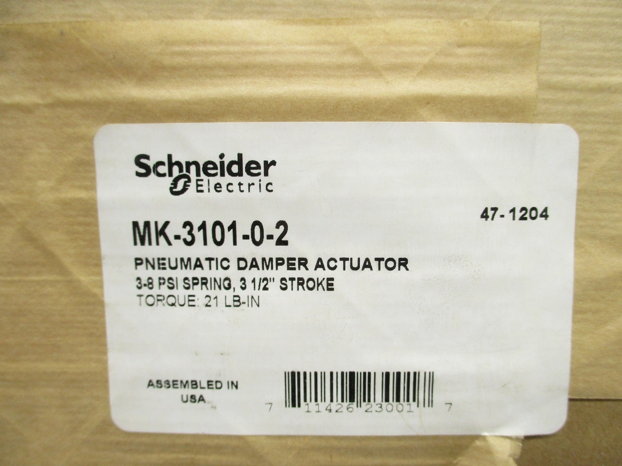 SCHNEIDER MK-3101-0-2 NSMP