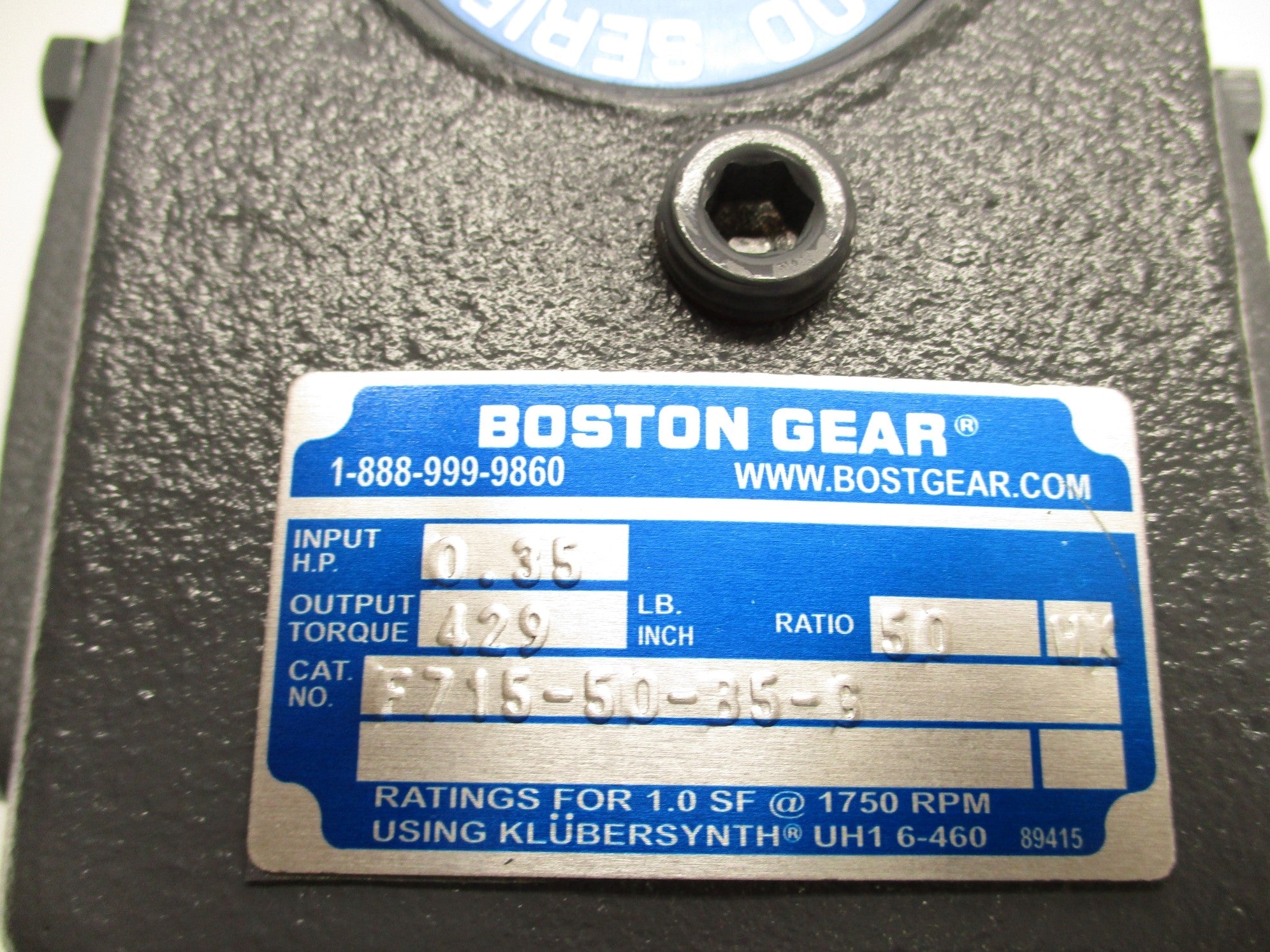 BOSTON GEAR F715-50-B5-G NSMP