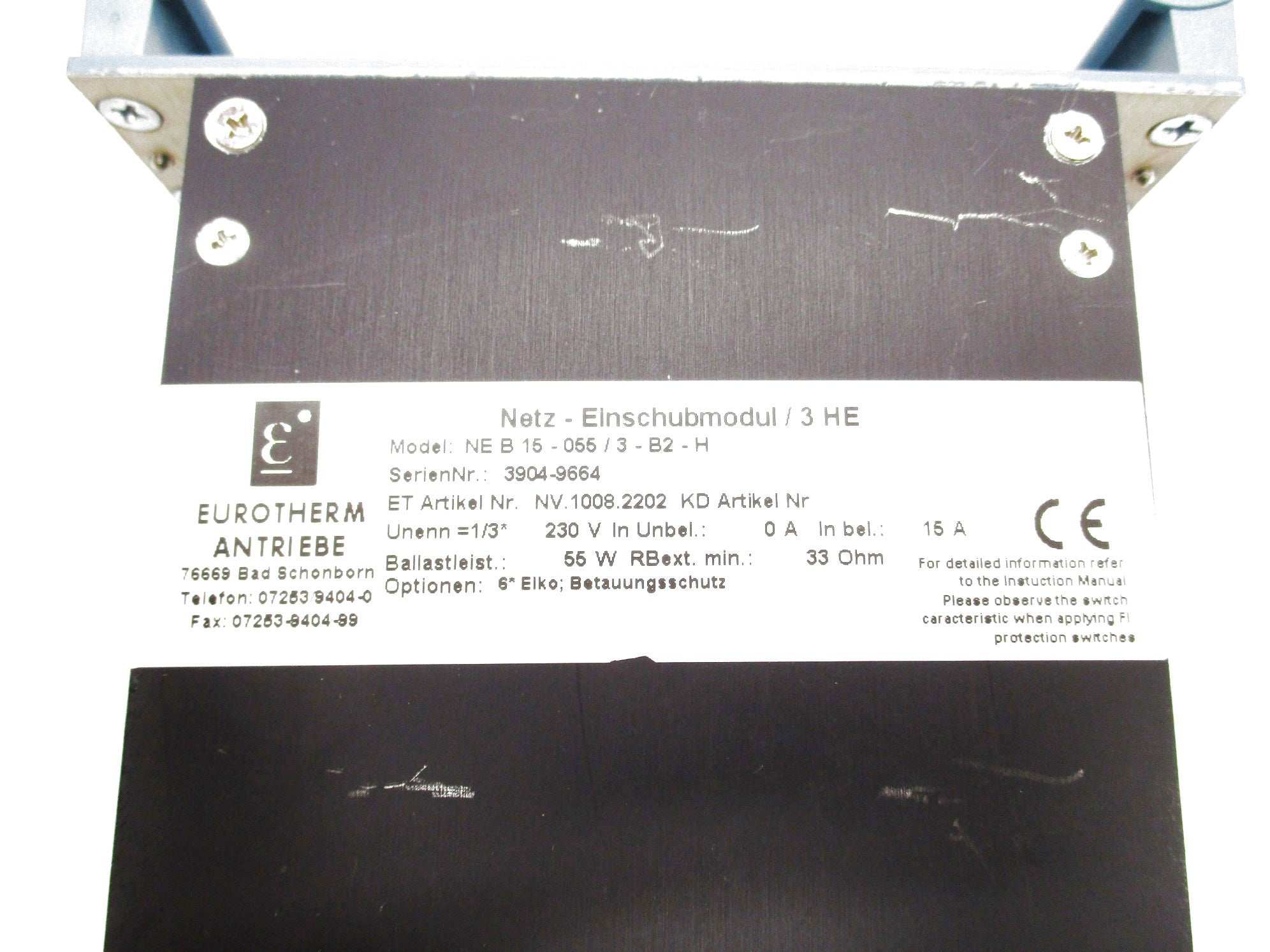 EUROTHERM NEB15-055/3-B2-H NSMP